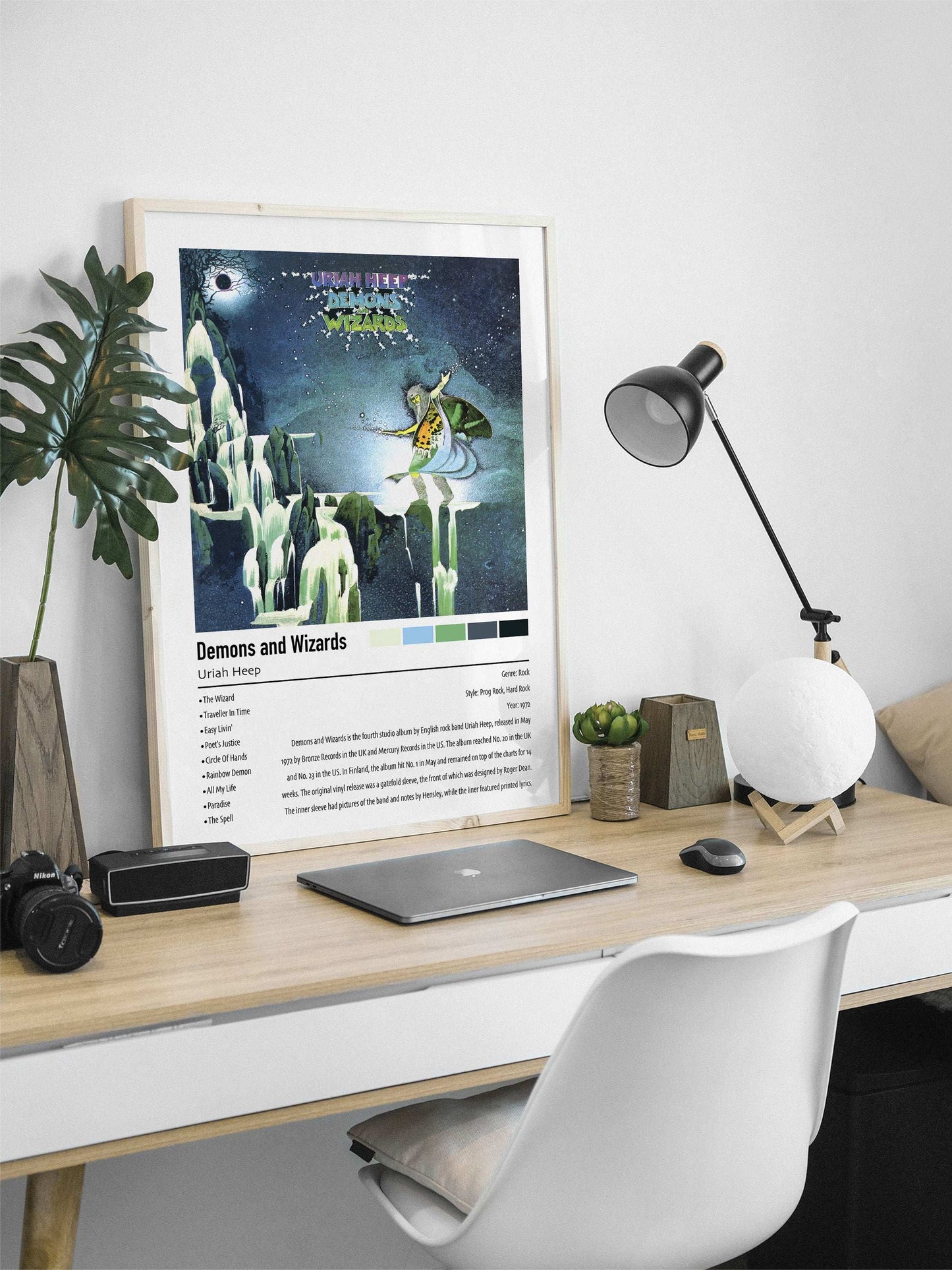 Uriah Heep | Demons and Wizards | Custom Album Cover Poster Print