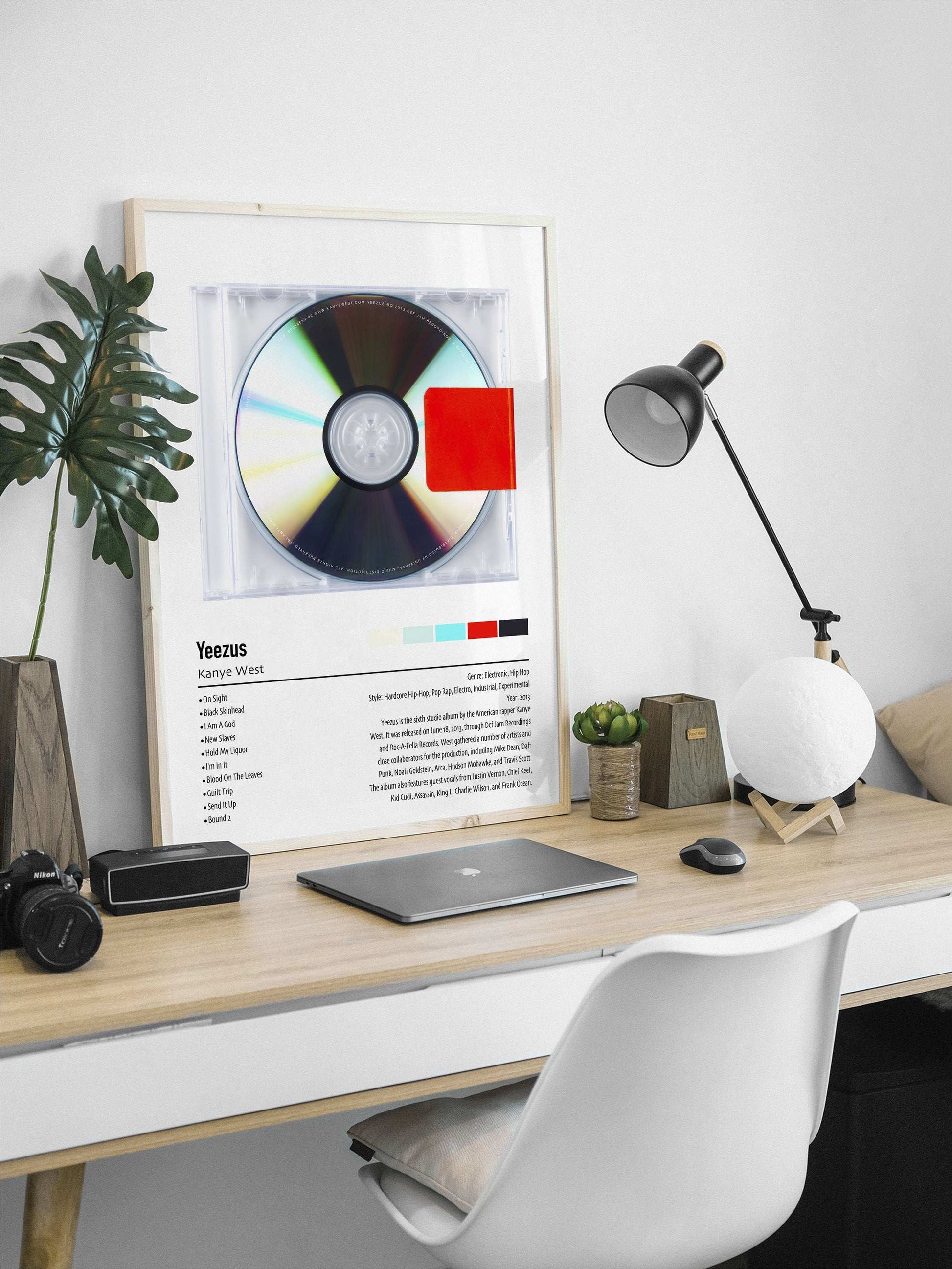 Kanye West | Yeezus | Custom Album Cover Poster Print