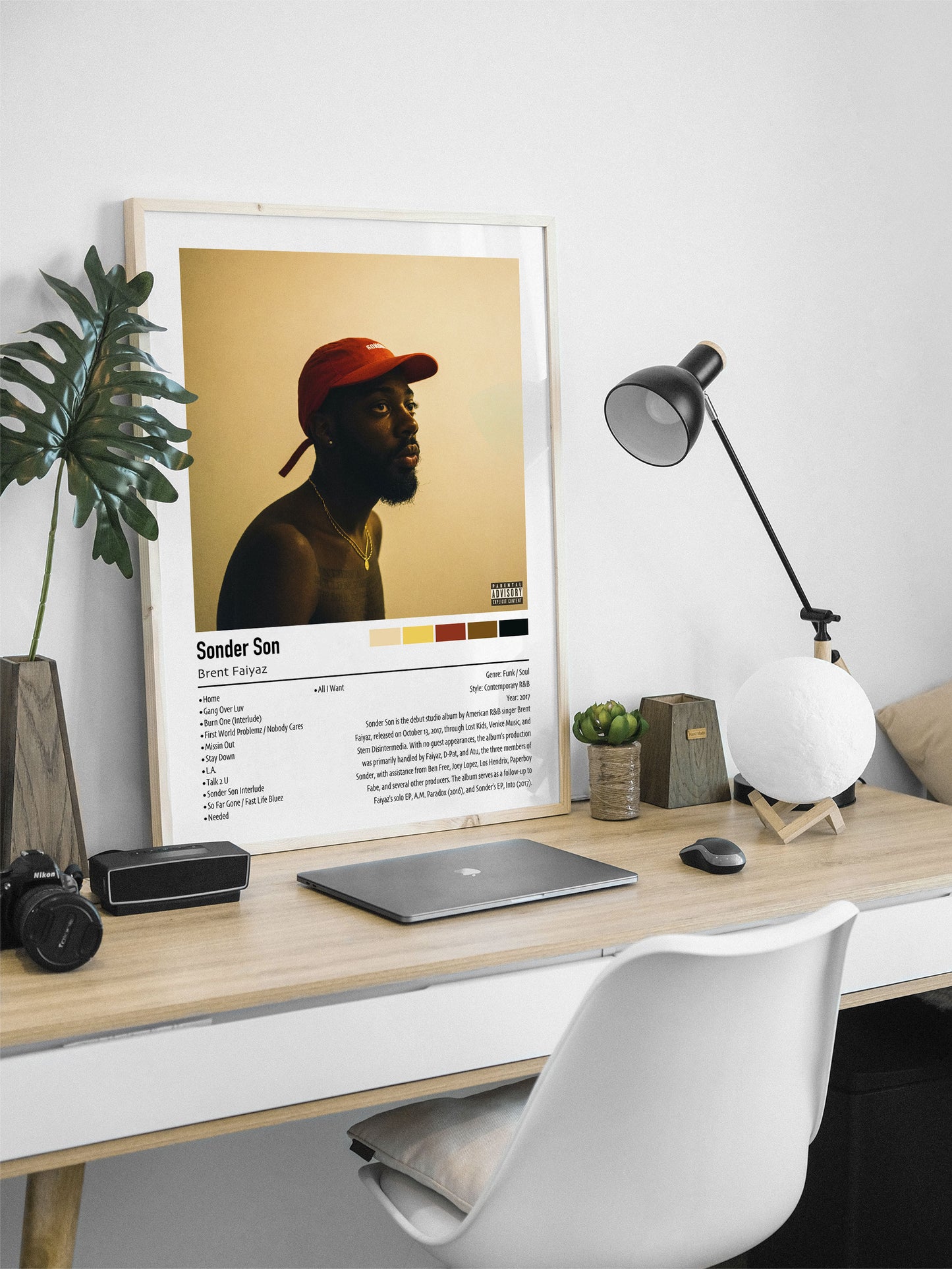 Brent Faiyaz | Sonder Son | Custom Album Cover Poster Print