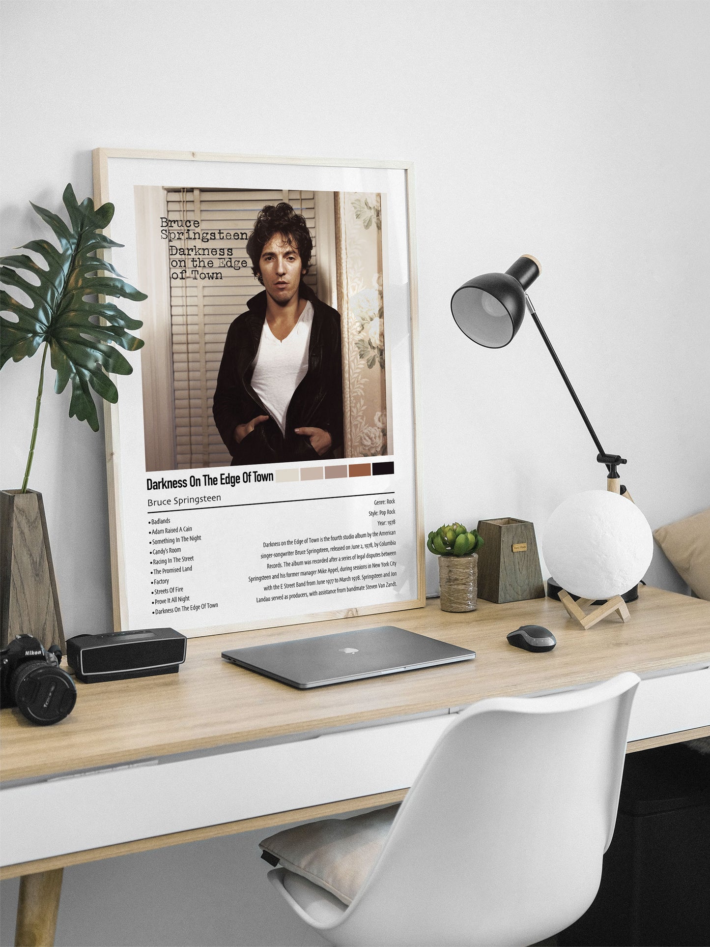 Bruce Springsteen | Darkness On The Edge Of Town | Custom Album Cover Poster Print