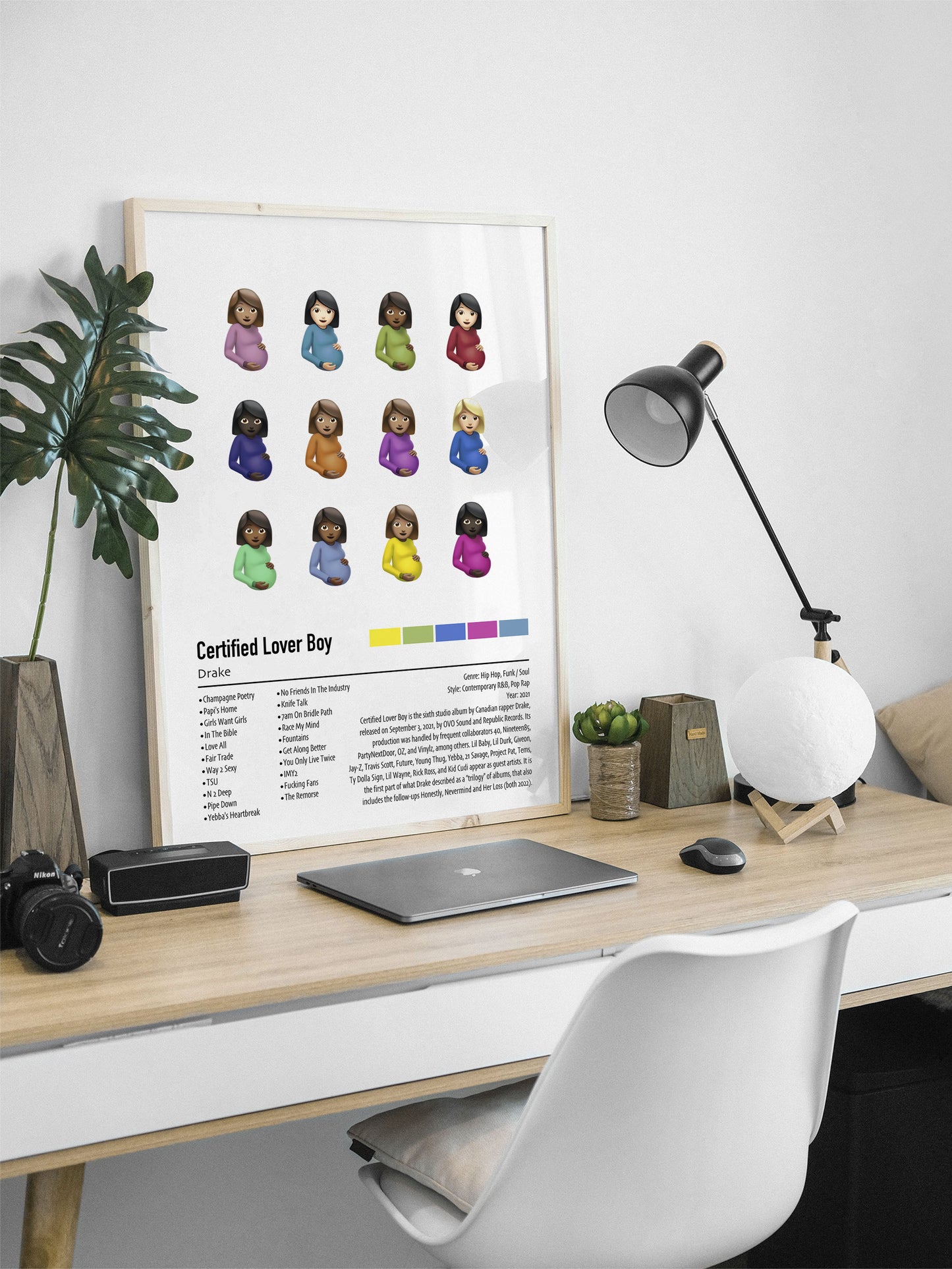 Drake | Certified Lover Boy | Custom Album Cover Poster Print