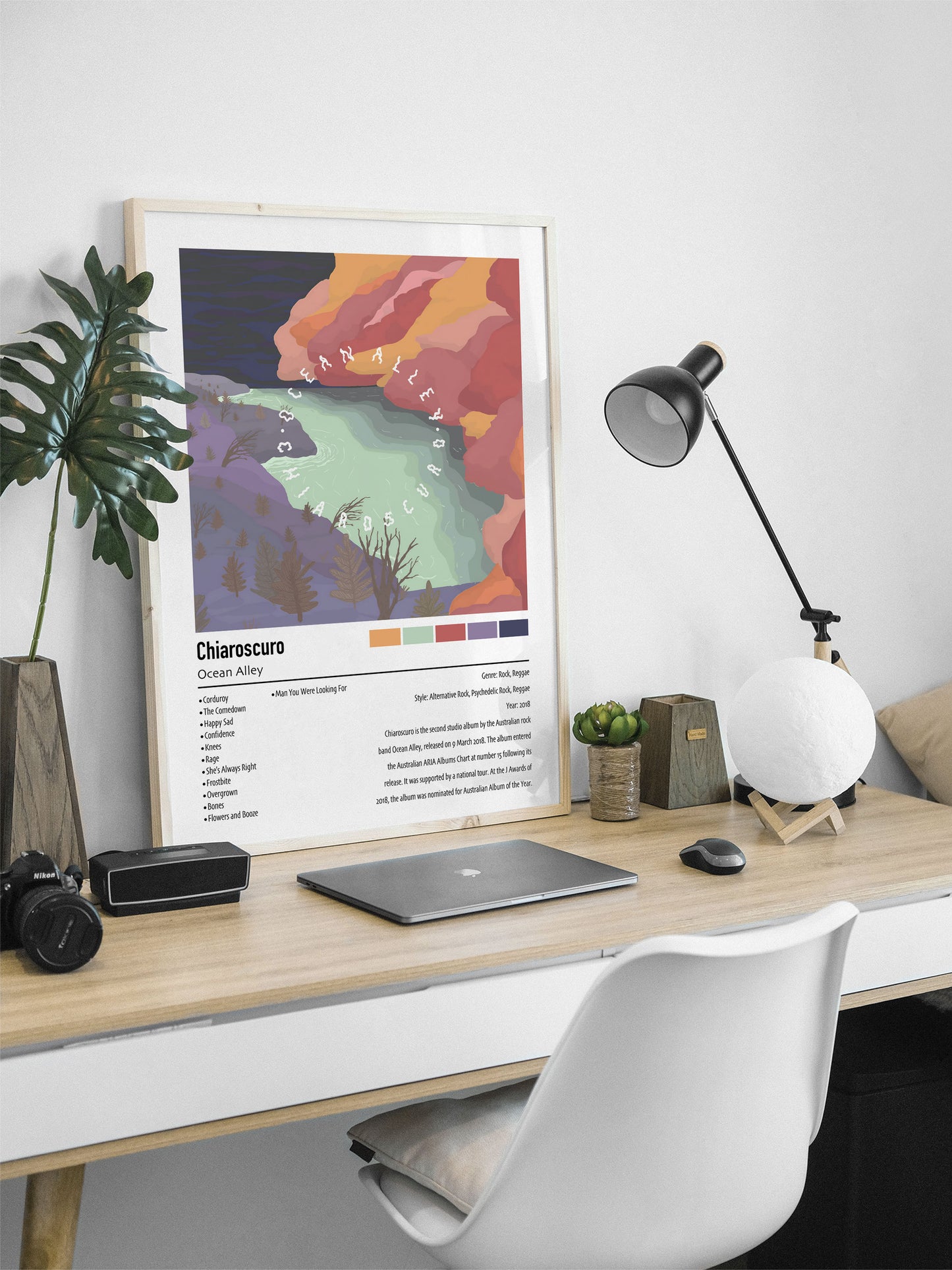 Ocean Alley | Chiaroscuro | Custom Album Cover Poster Print