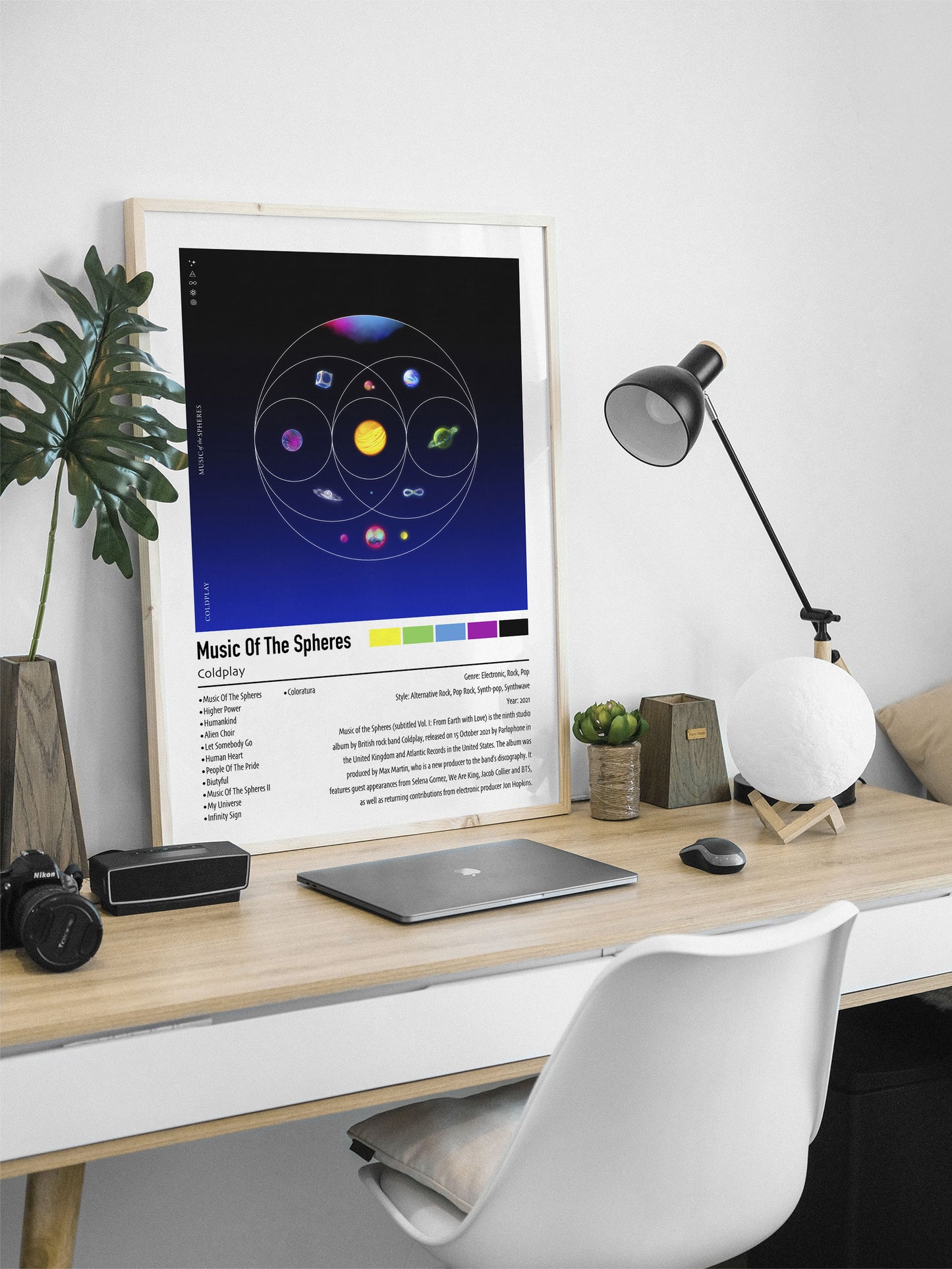 Coldplay | Music Of The Spheres | Custom Album Cover Poster Print