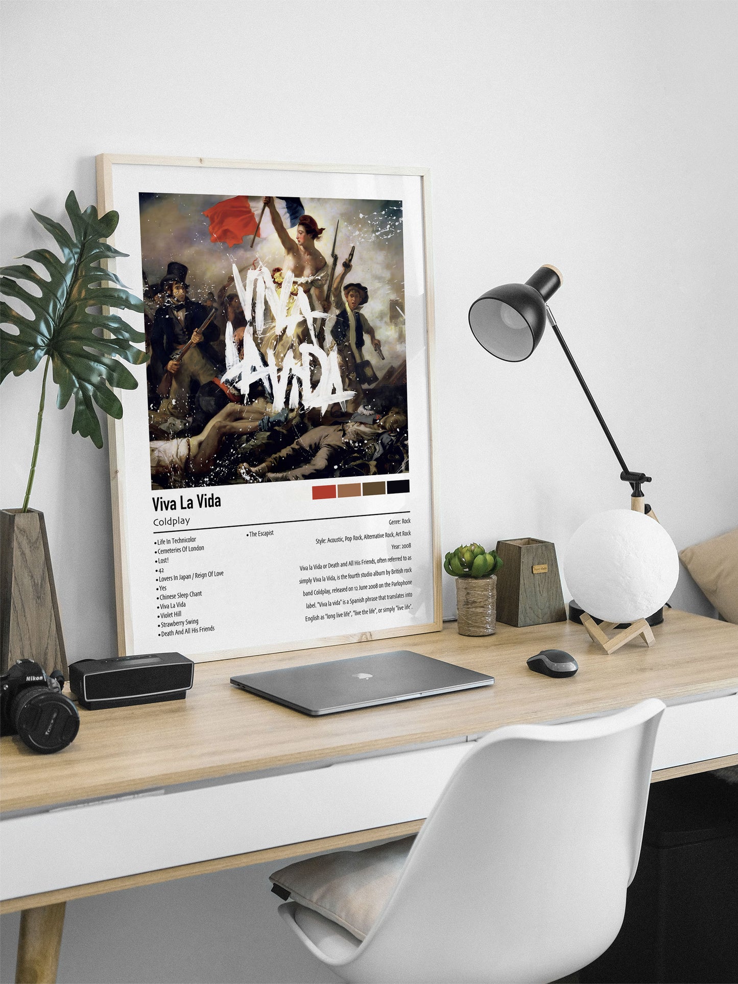 Coldplay | Viva La Vida | Custom Album Cover Poster Print