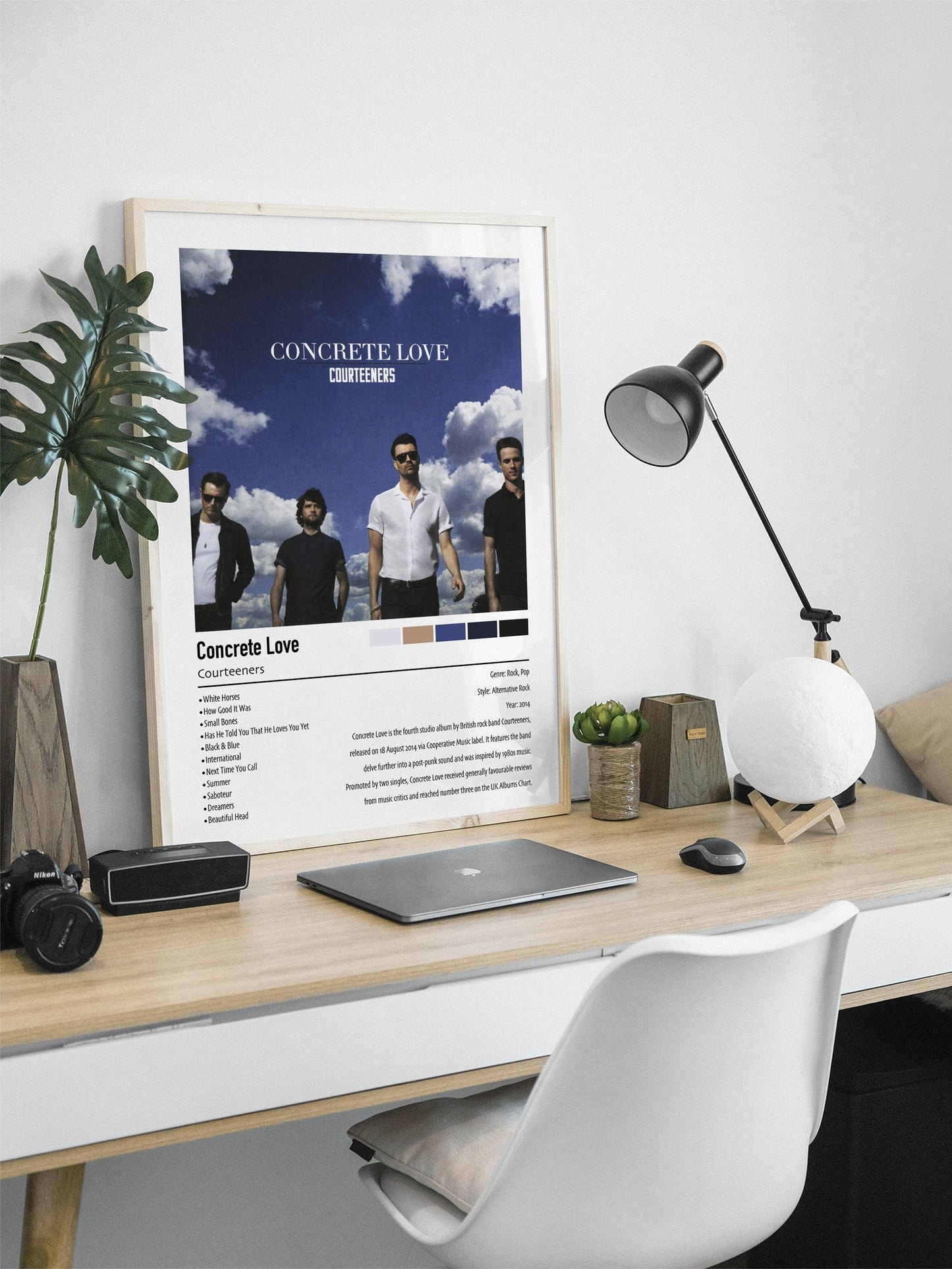 Courteeners | Concrete Love | Custom Album Cover Poster Print