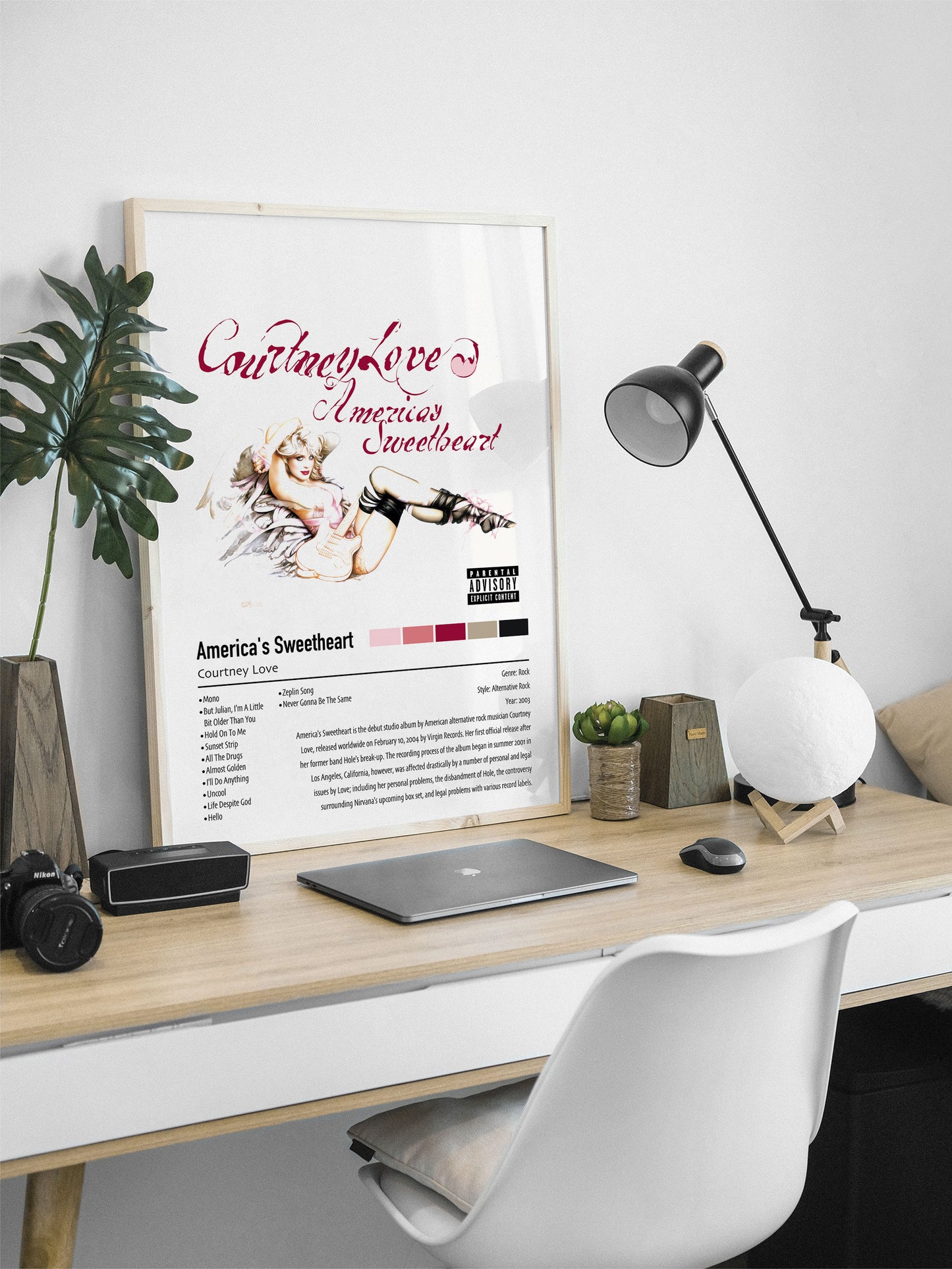 Courtney Love | America's Sweetheart | Custom Album Cover Poster Print