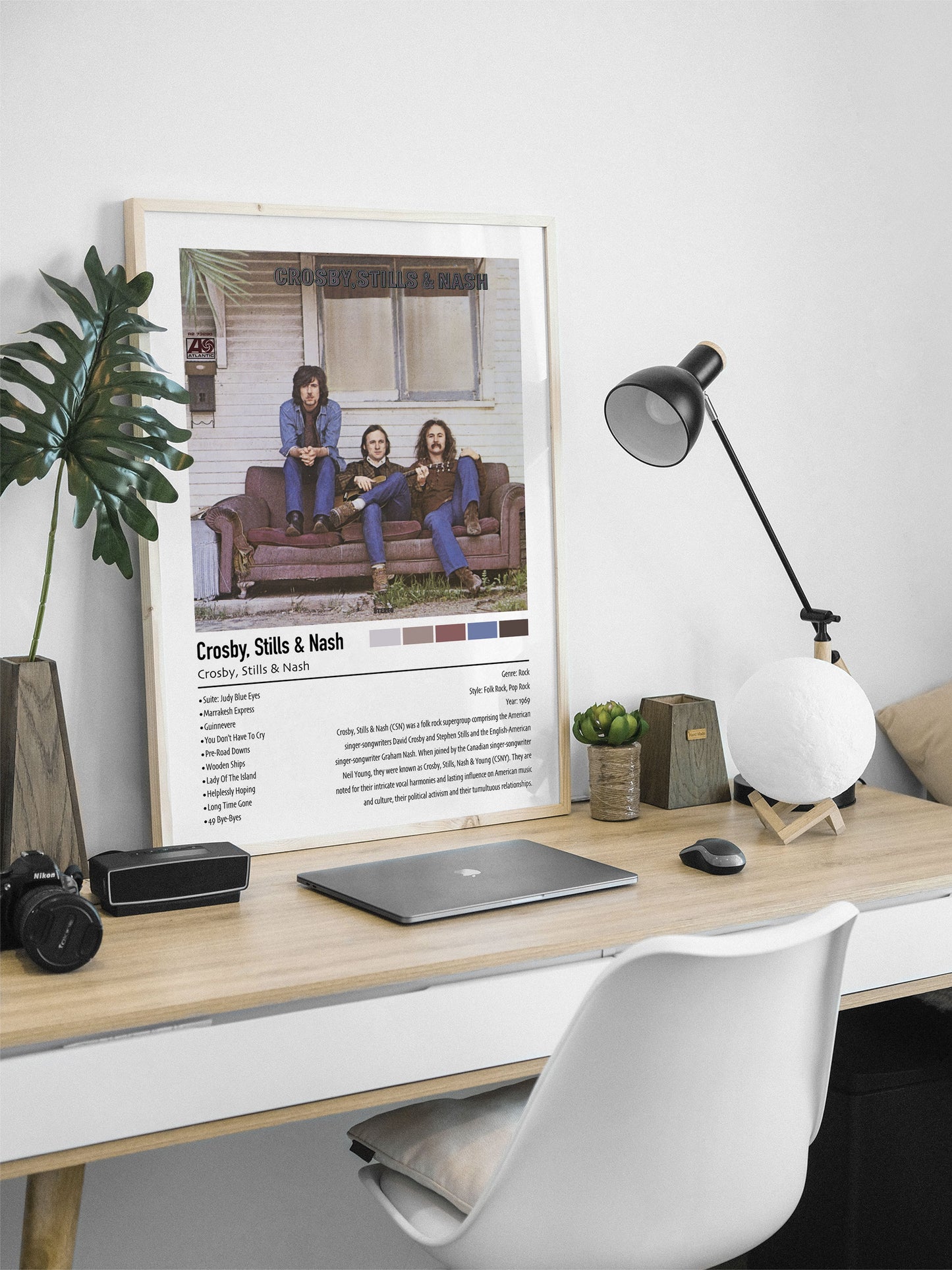 Crosby, Stills & Nash | Crosby, Stills & Nash | Custom Album Cover Poster Print