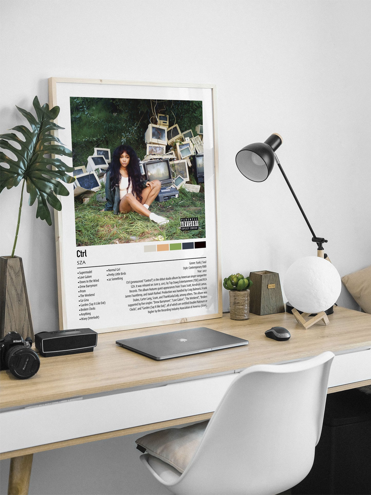 SZA | Ctrl | Custom Album Cover Poster Print