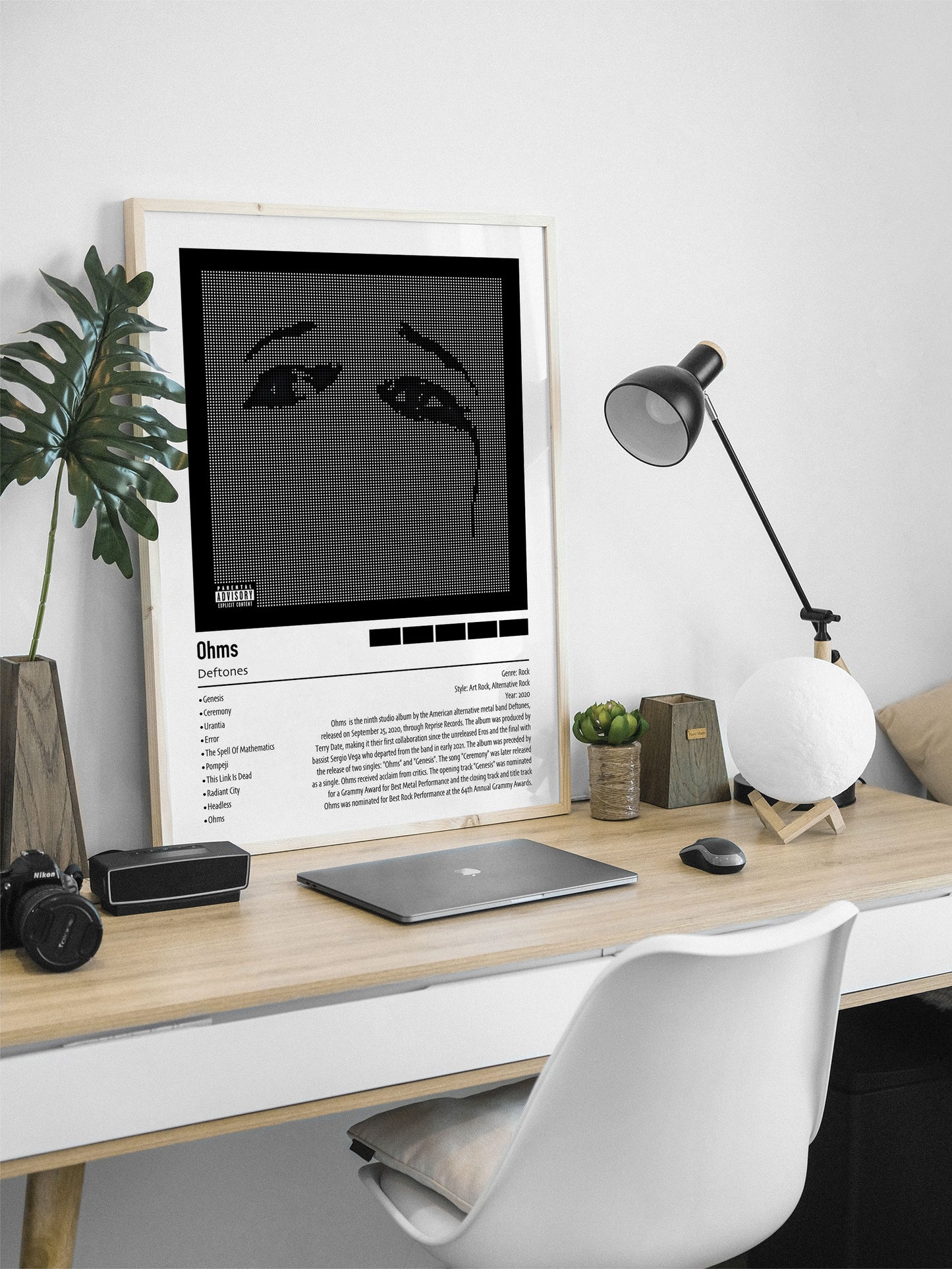 Deftones | Ohms | Custom Album Cover Poster Print