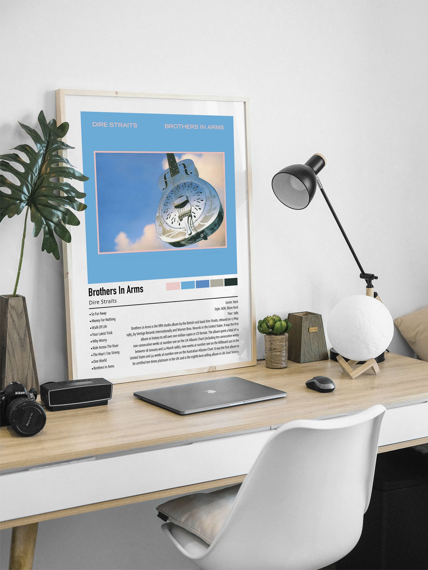 Dire Straits | Brothers In Arms | Custom Album Cover Poster Print