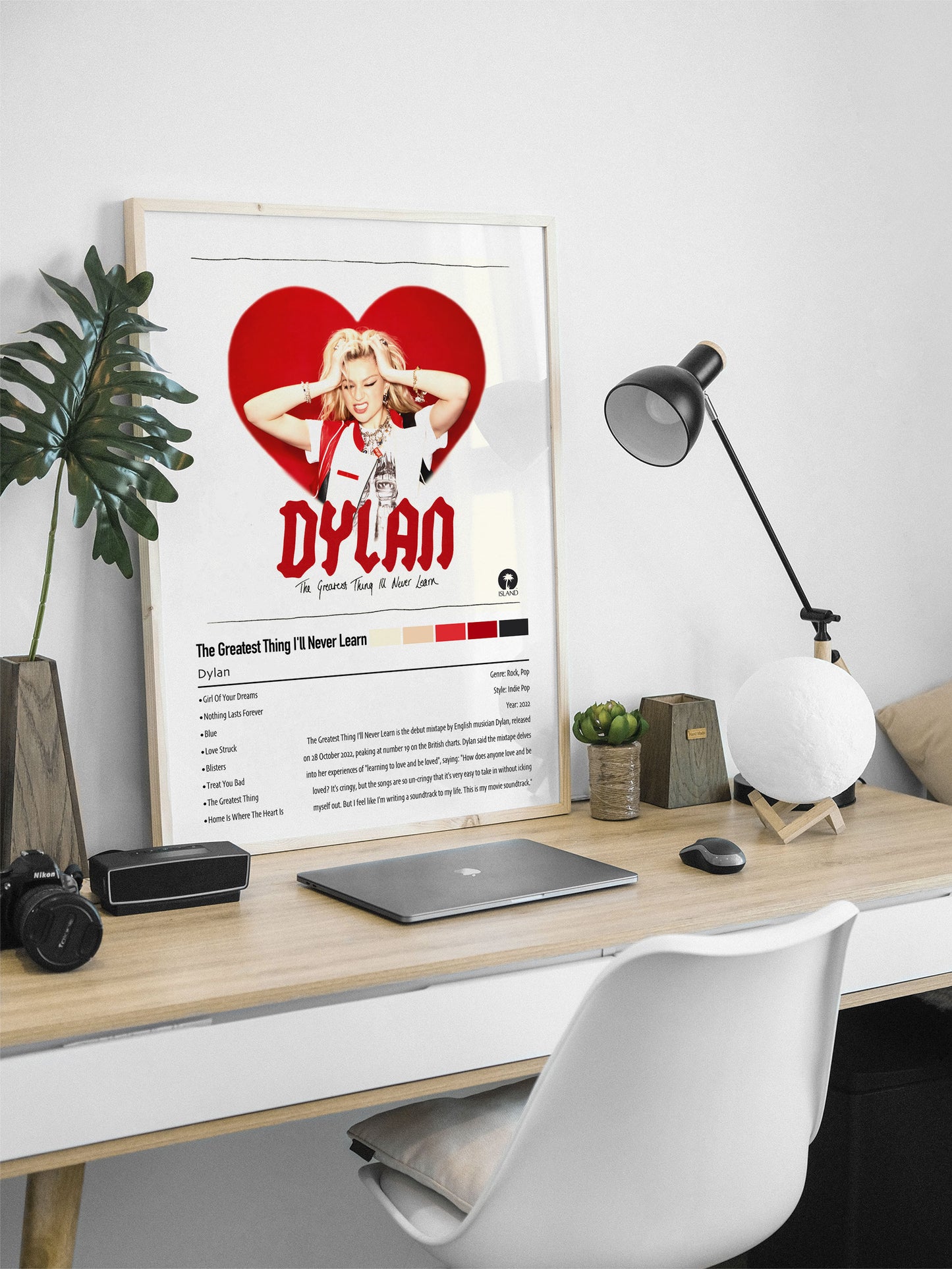 Dylan | The Greatest Thing I'll Never Learn | Custom Album Cover Poster Print