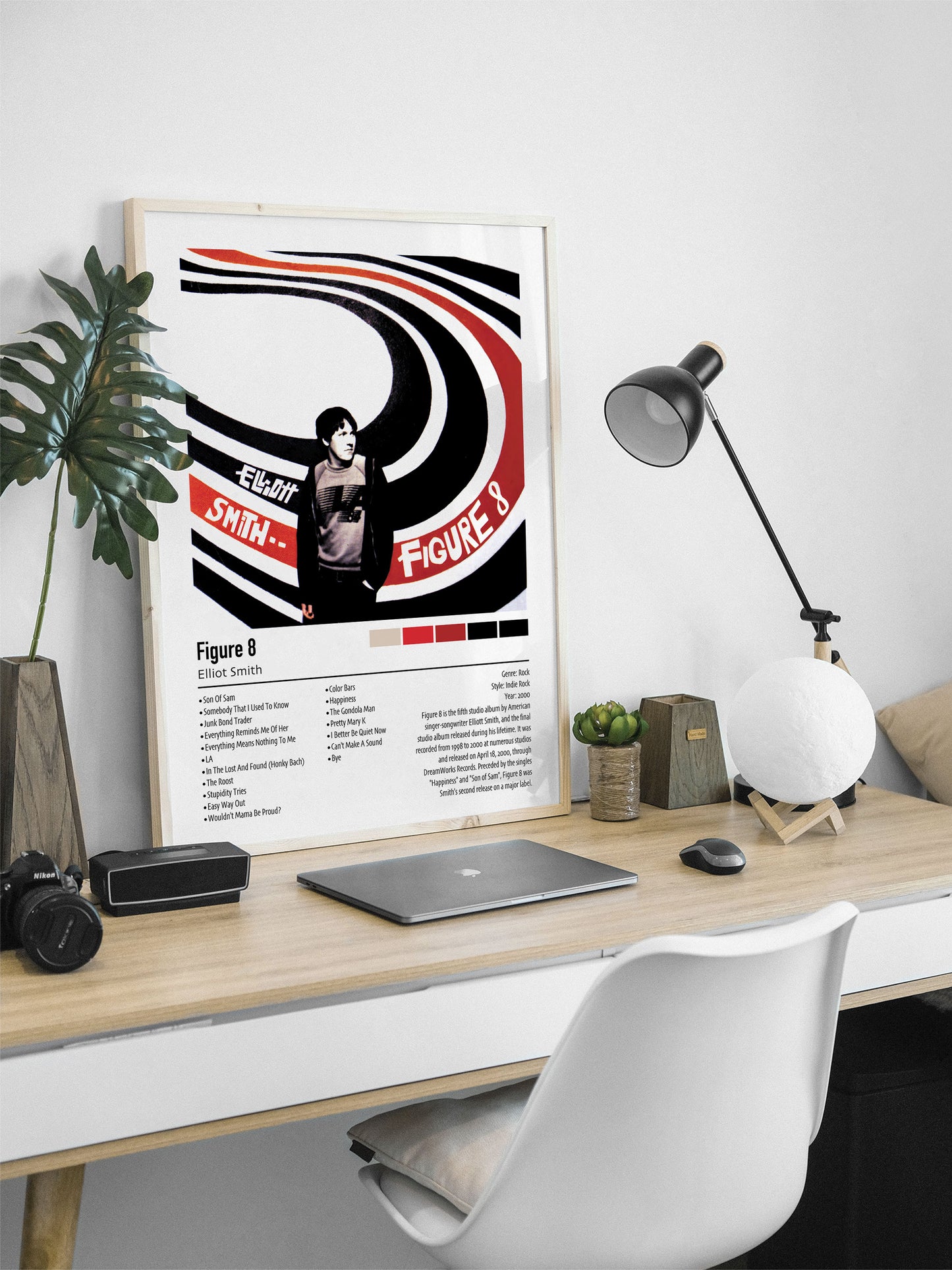 Elliot Smith | Figure 8 | Custom Album Cover Poster Print