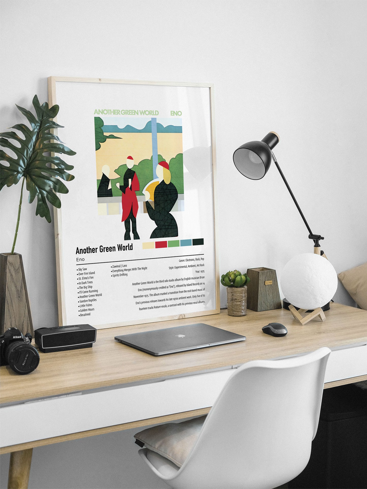 Eno | Another Green World | Custom Album Cover Poster Print