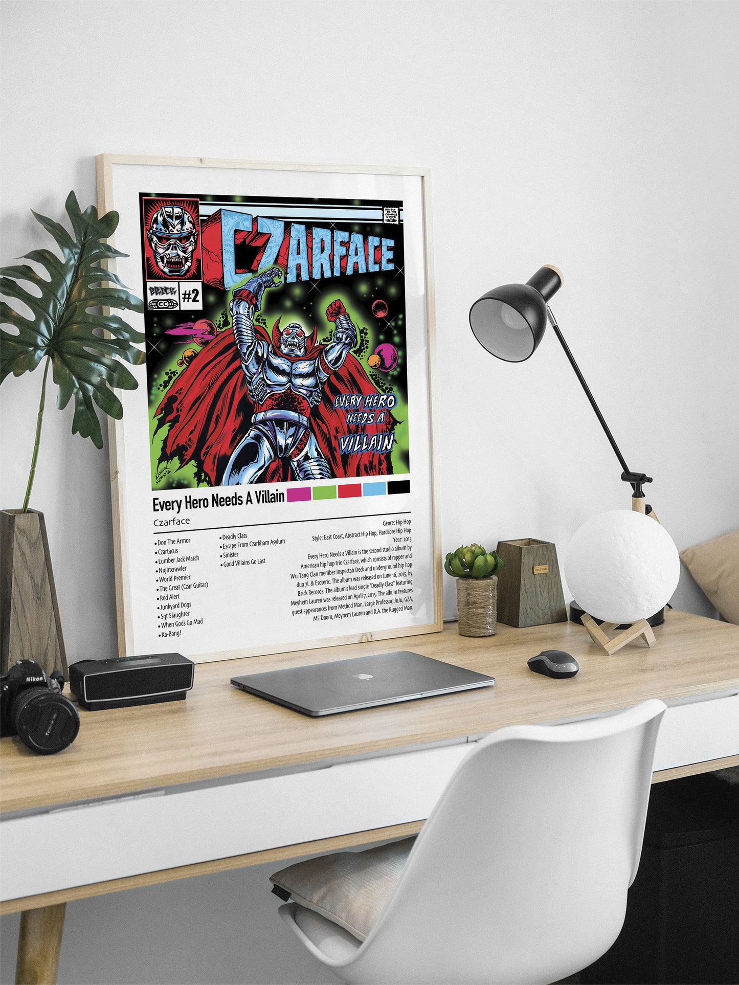 Czarface | Every Hero Needs A Villain | Custom Album Cover Poster Print