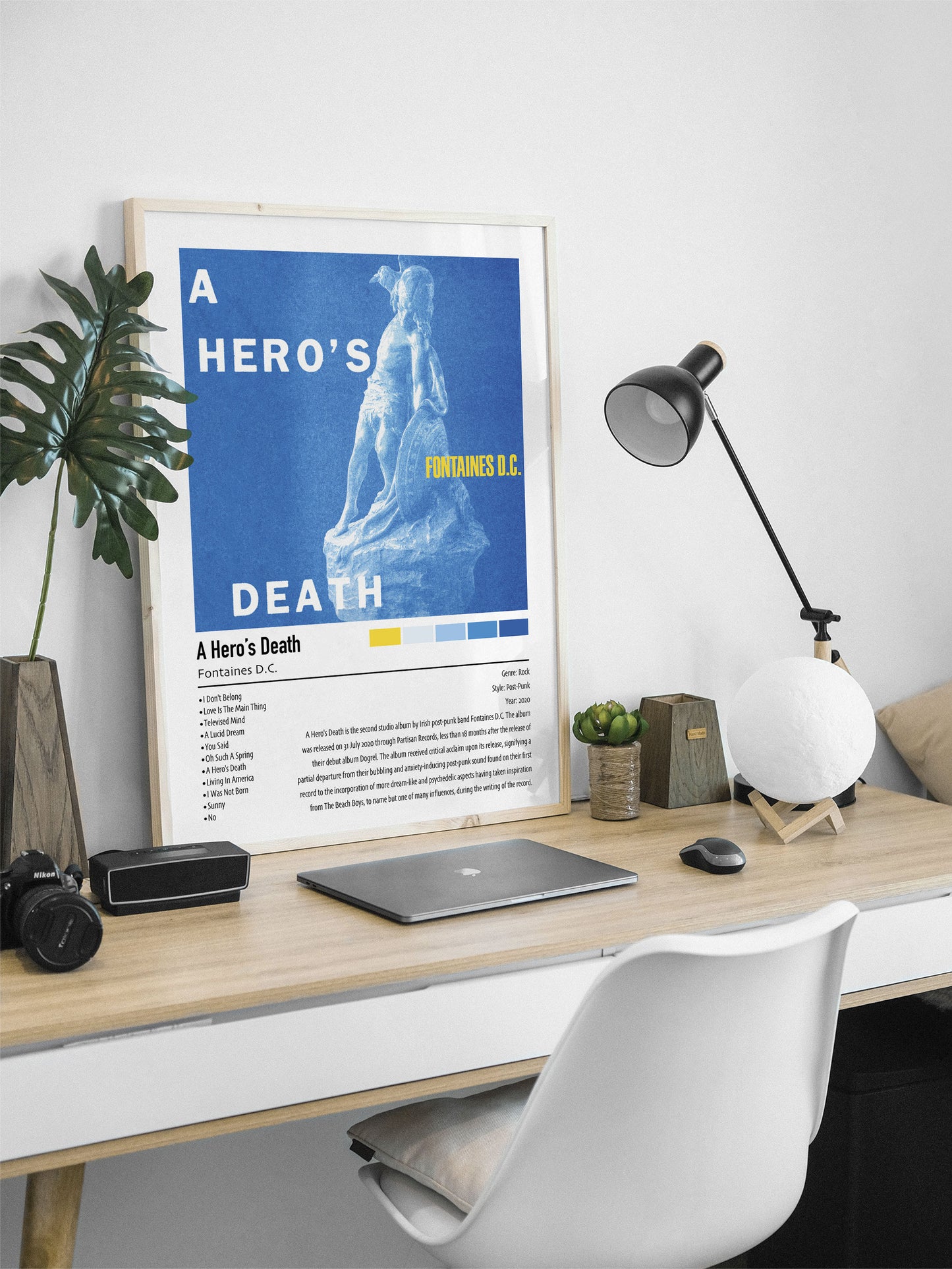 Fontaines D.C. | A Hero's Death | Custom Album Cover Poster Print