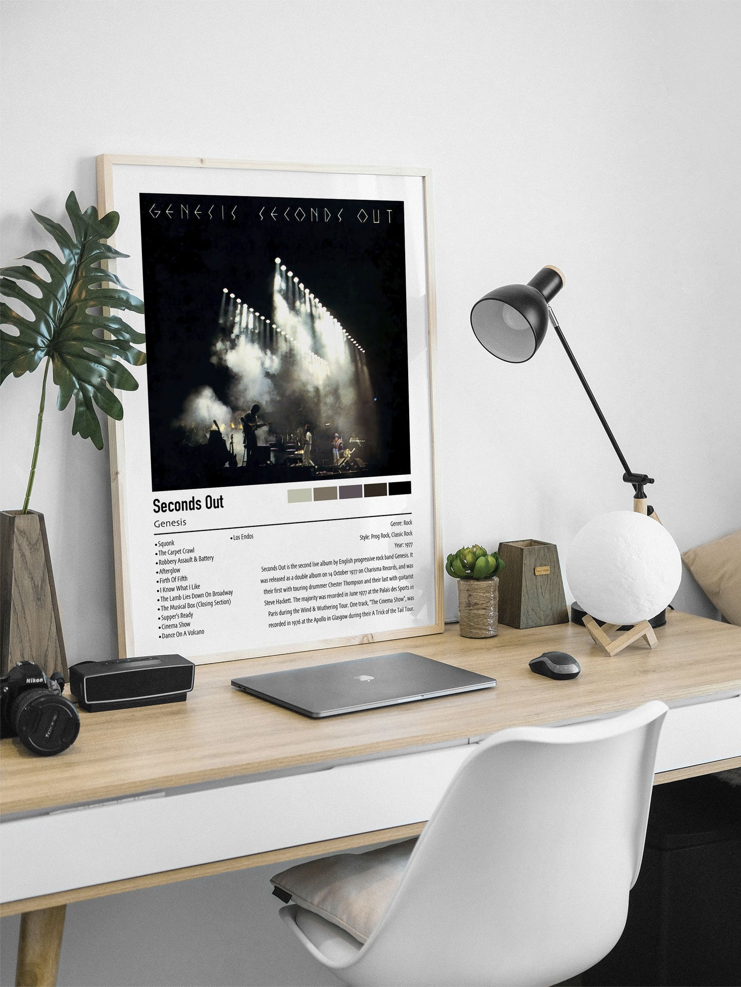 Genesis | Seconds Out | Custom Album Cover Poster Print