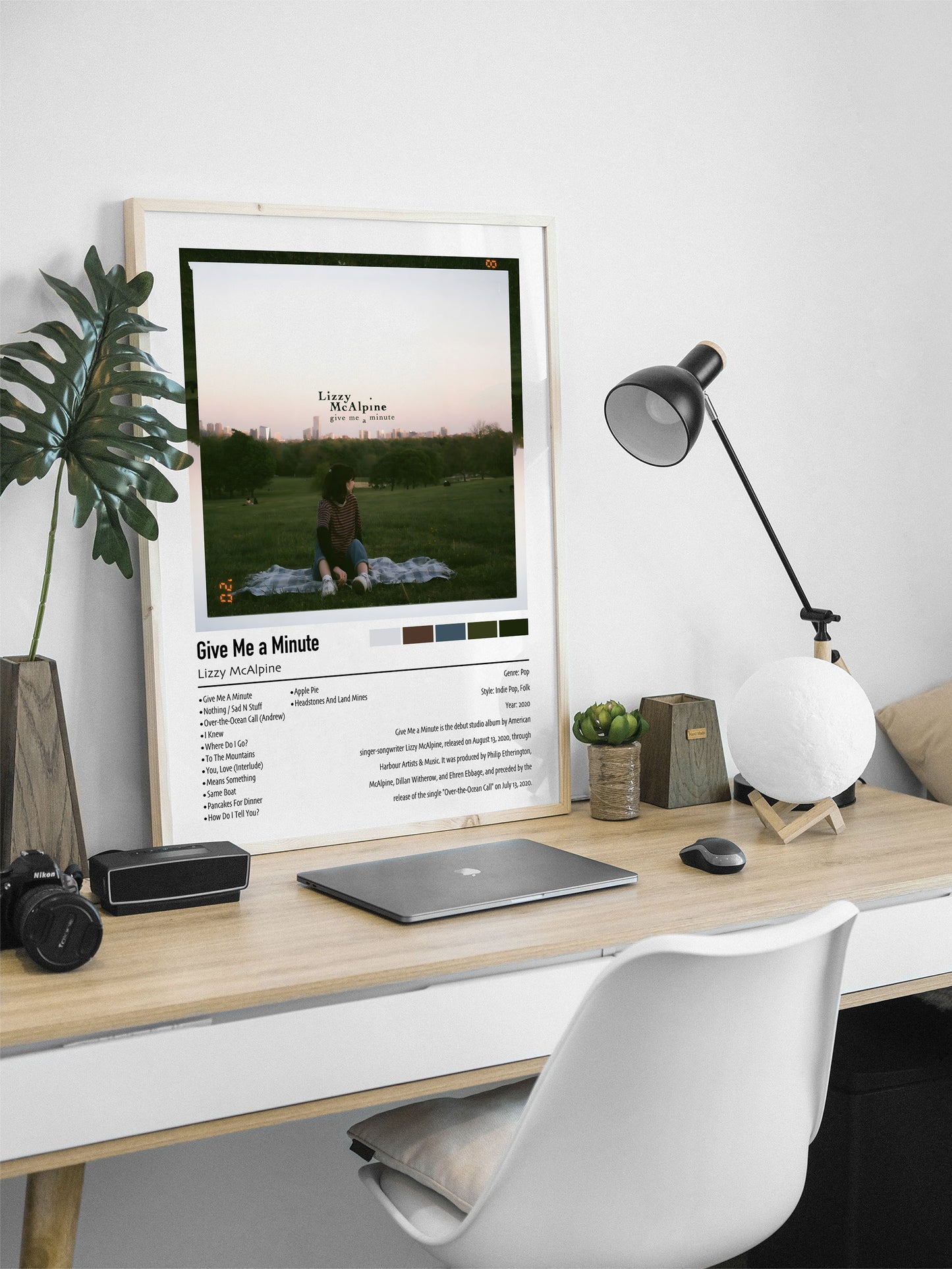 Lizzy McAlpine | Give Me A Minute | Custom Album Cover Poster Print