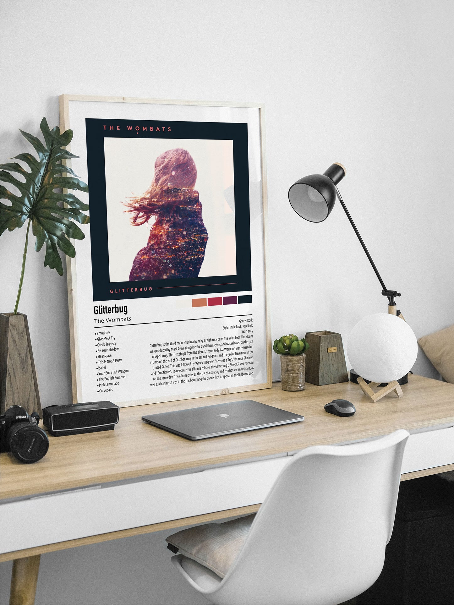 The Wombats | Glitterbug | Custom Album Cover Poster Print