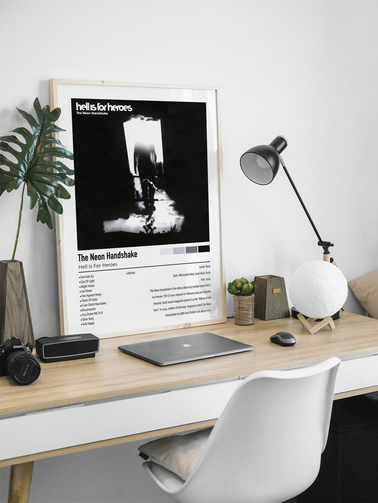 Hell Is For Heroes | The Neon Handshake | Custom Album Cover Poster Print