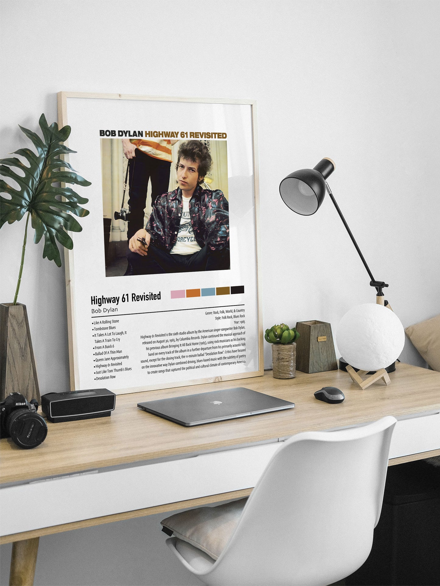 Bob Dylan | Highway 61 Revisited | Custom Album Cover Poster Print