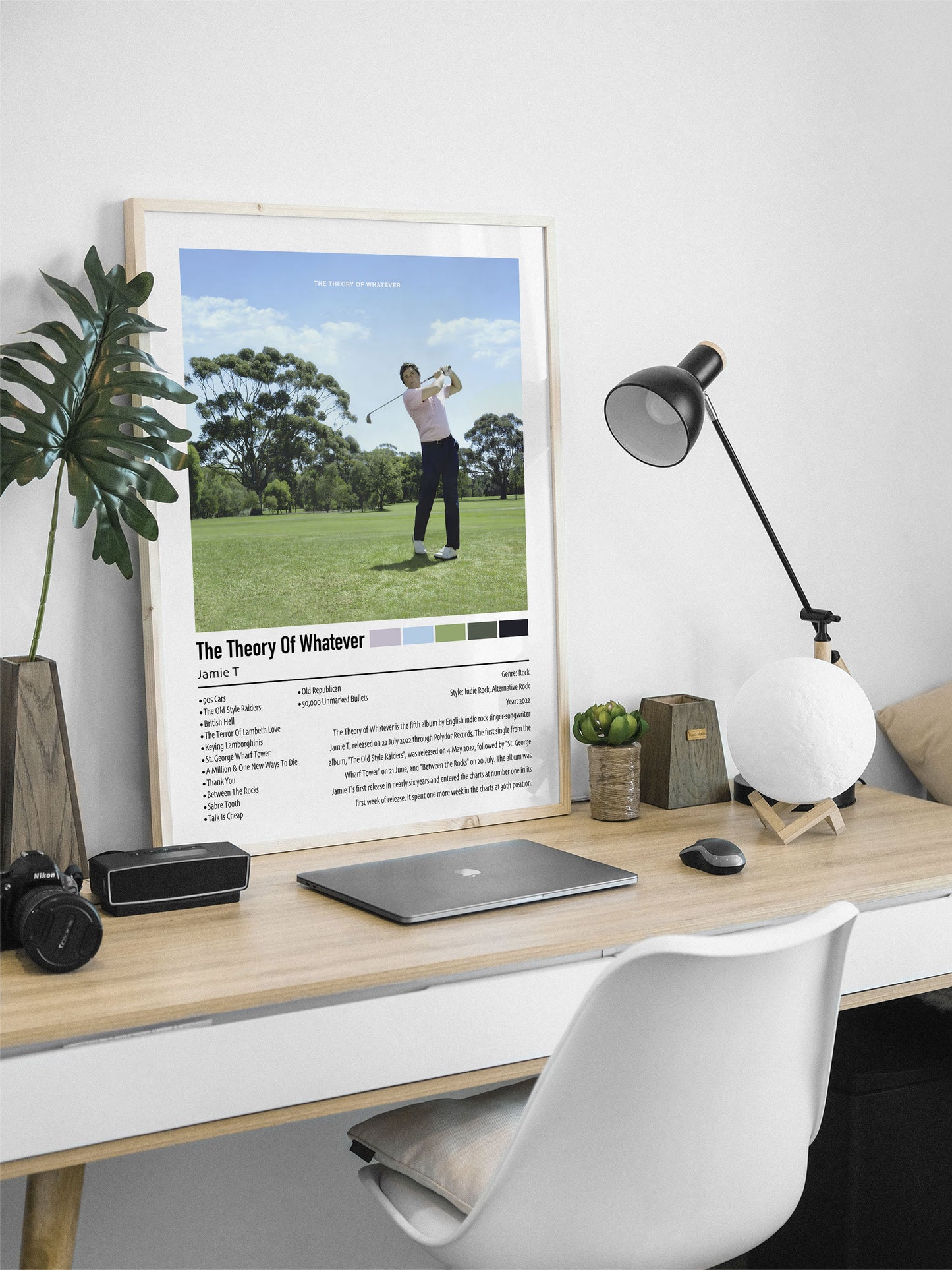 Jamie T | The Theory Of Whatever | Custom Album Cover Poster Print