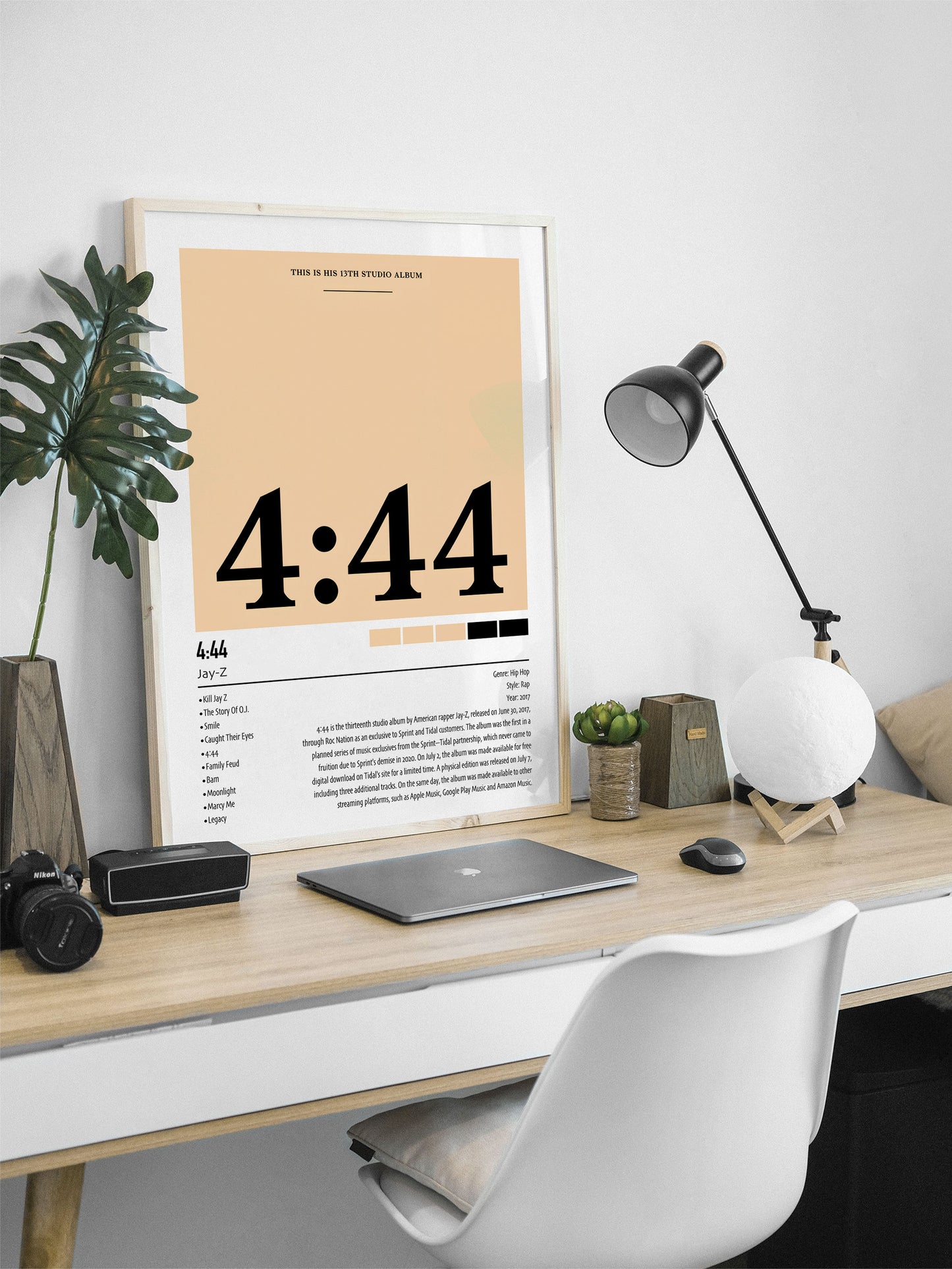 Jay-Z | 4:44 | Custom Album Cover Poster Print