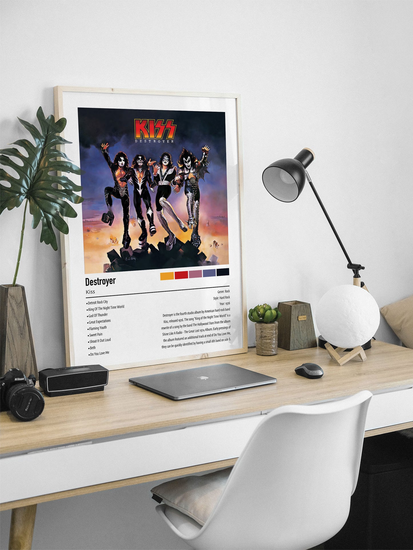 Kiss | Destroyer | Custom Album Cover Poster Print