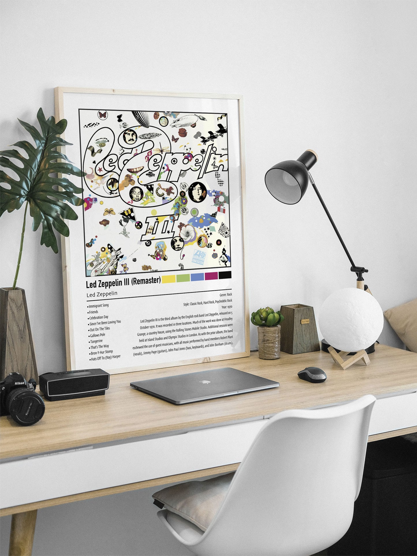 Led Zeppelin IIl | Led Zeppelin IIl (Remaster) | Custom Album Cover Poster Print