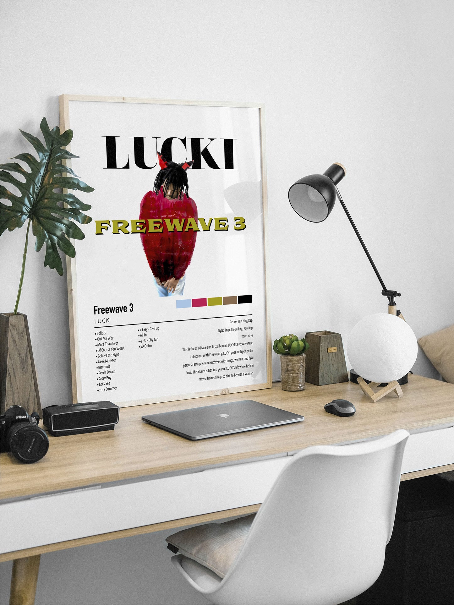 LUCKI | Freewave 3 | Custom Album Cover Poster Print