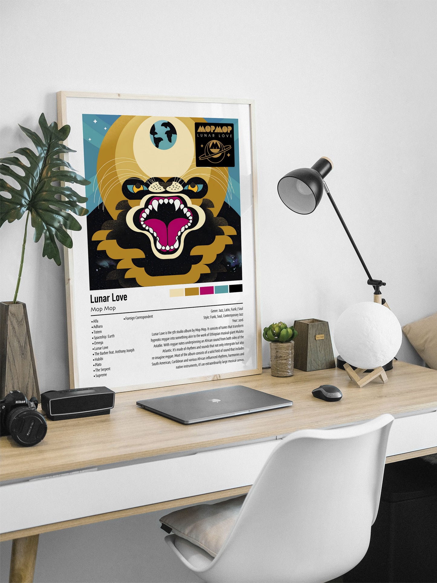 Mop Mop | Lunar Love | Custom Album Cover Poster Print