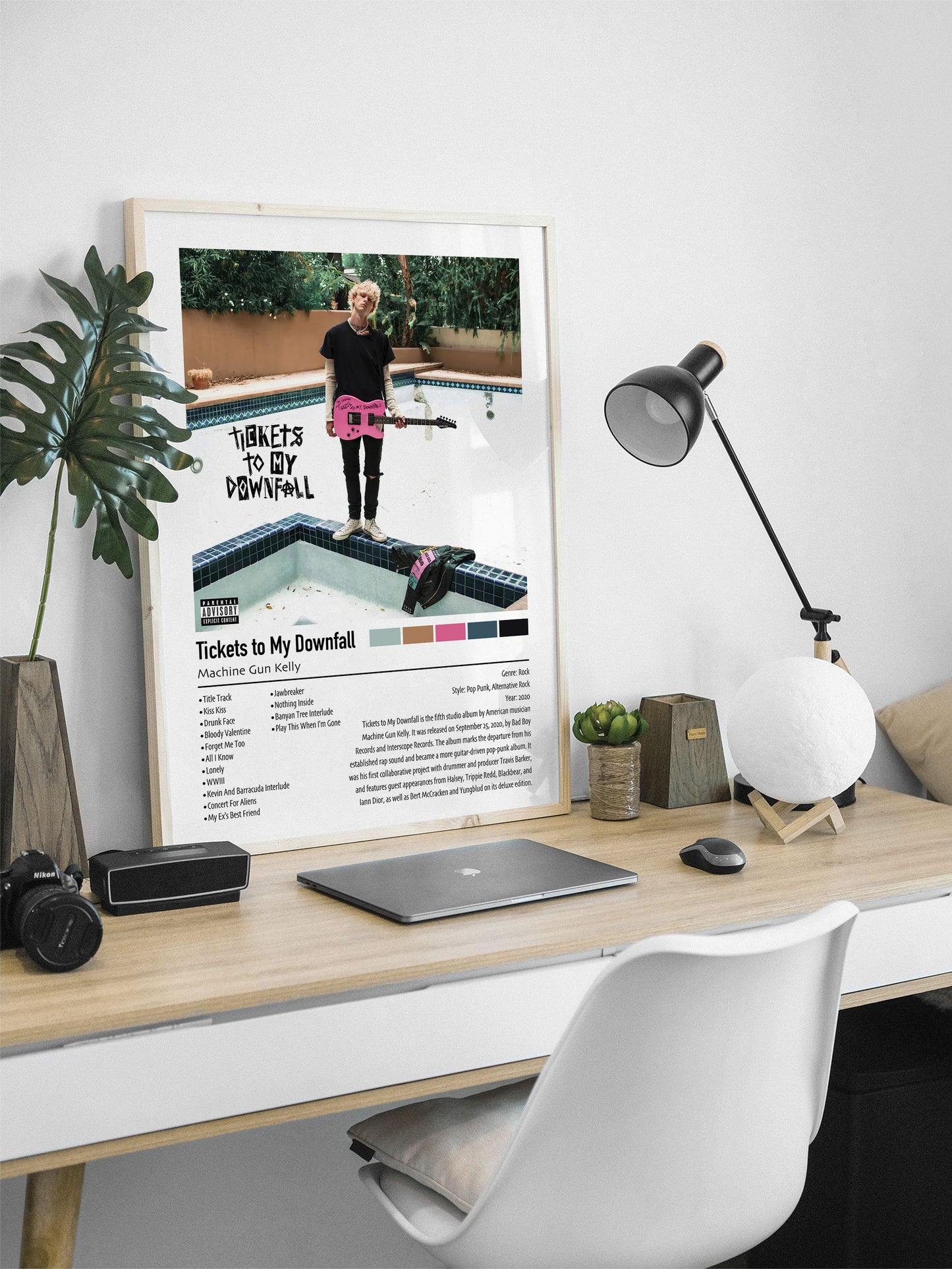 Machine Gun Kelly | Tickets to My Downfall | Custom Album Cover Poster Print