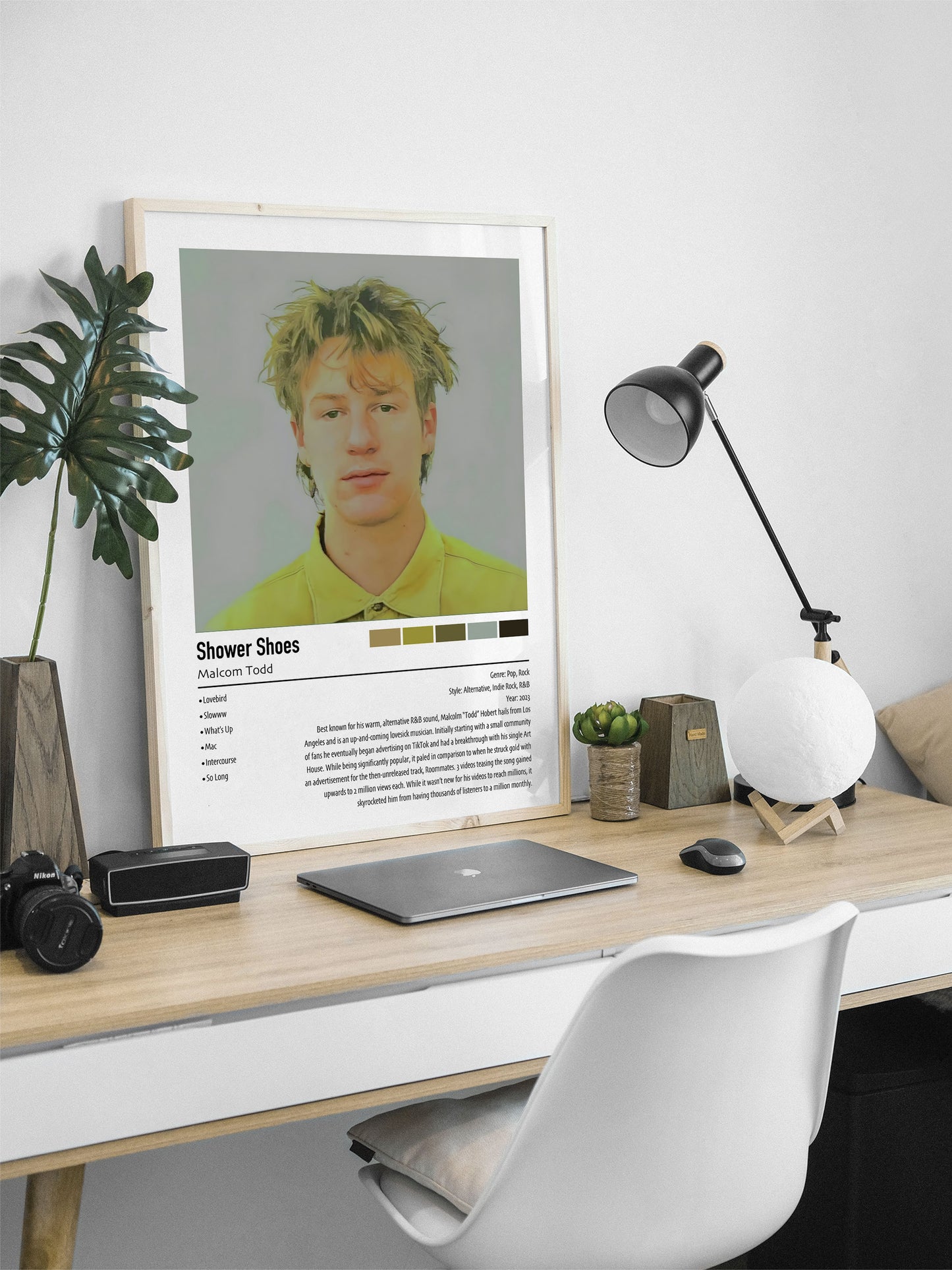 Malcom Todd | Shower Shoes | Custom Album Cover Poster Print