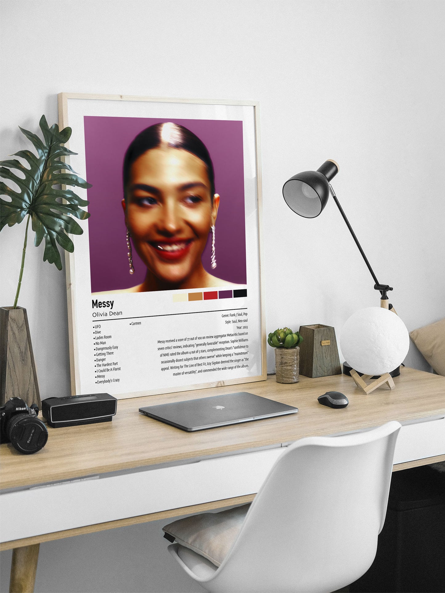 Olivia Dean | Messy | Custom Album Cover Poster Print