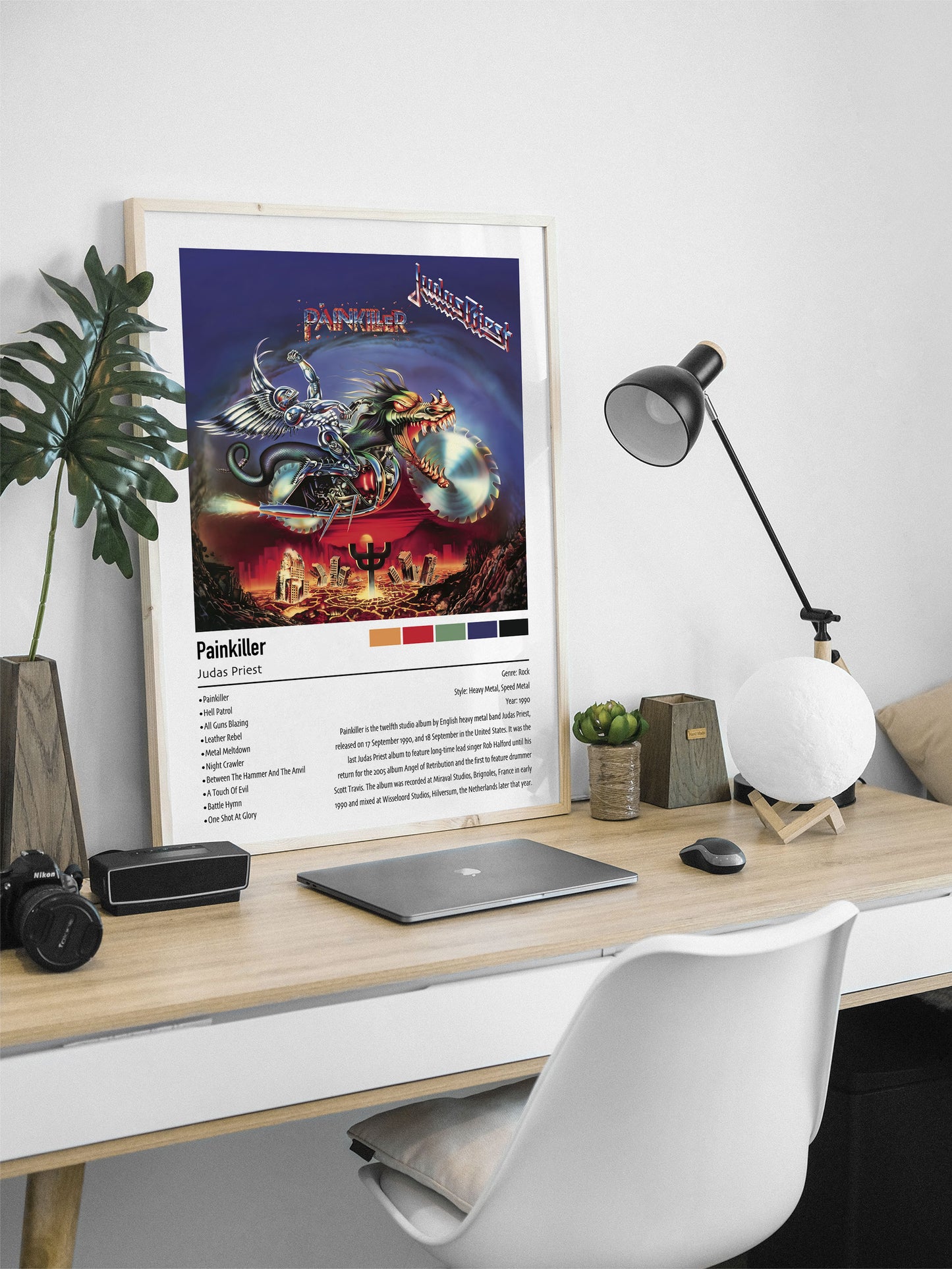 Judas Priest | Painkiller | Custom Album Cover Poster Print