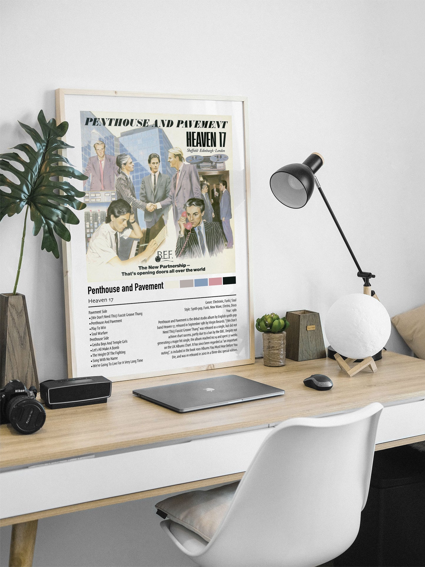 HEAVEN 17 | Penthouse and Pavement | Custom Album Cover Poster Print
