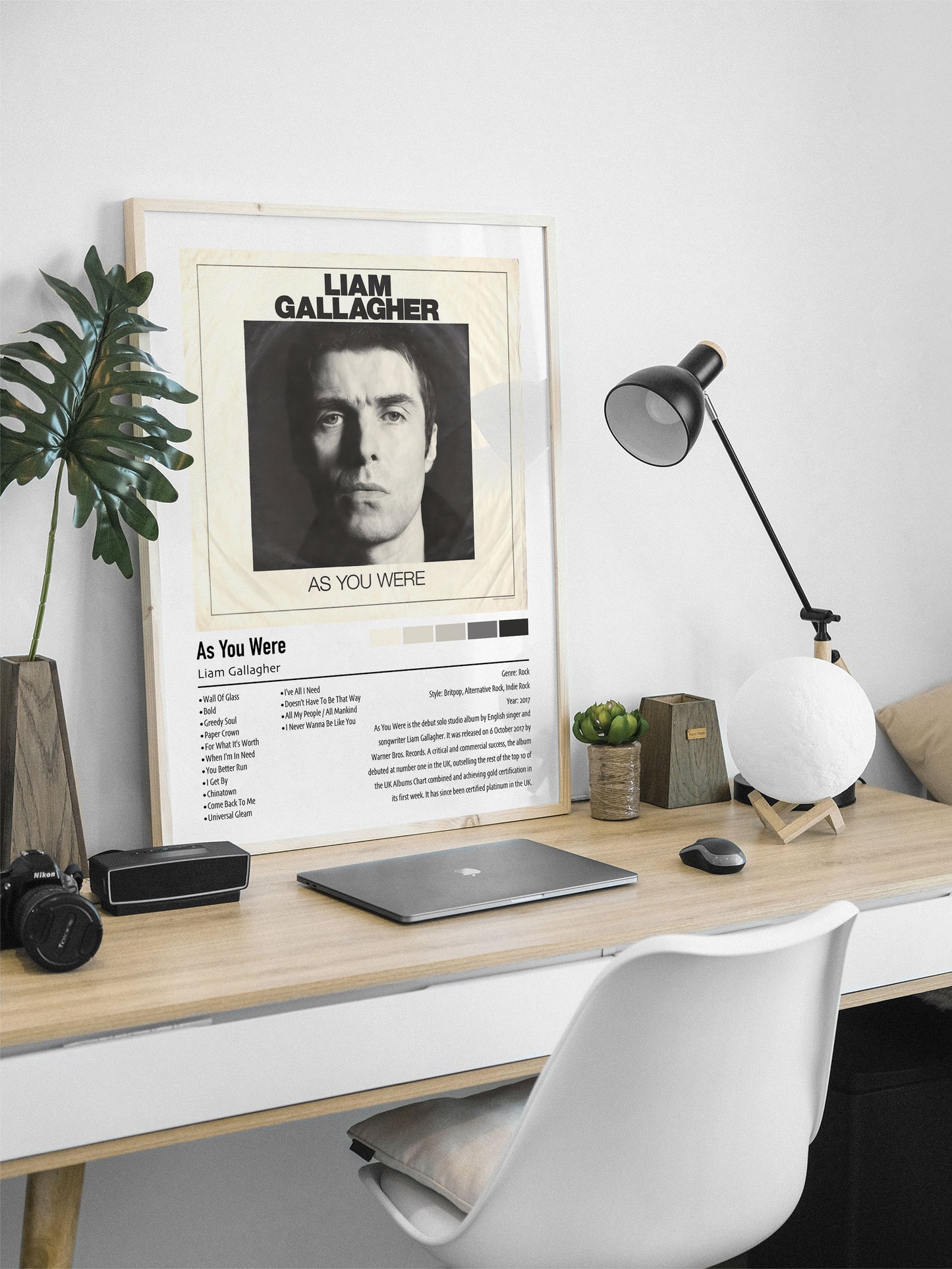 Liam Gallagher | As You Were | Custom Album Cover Poster Print