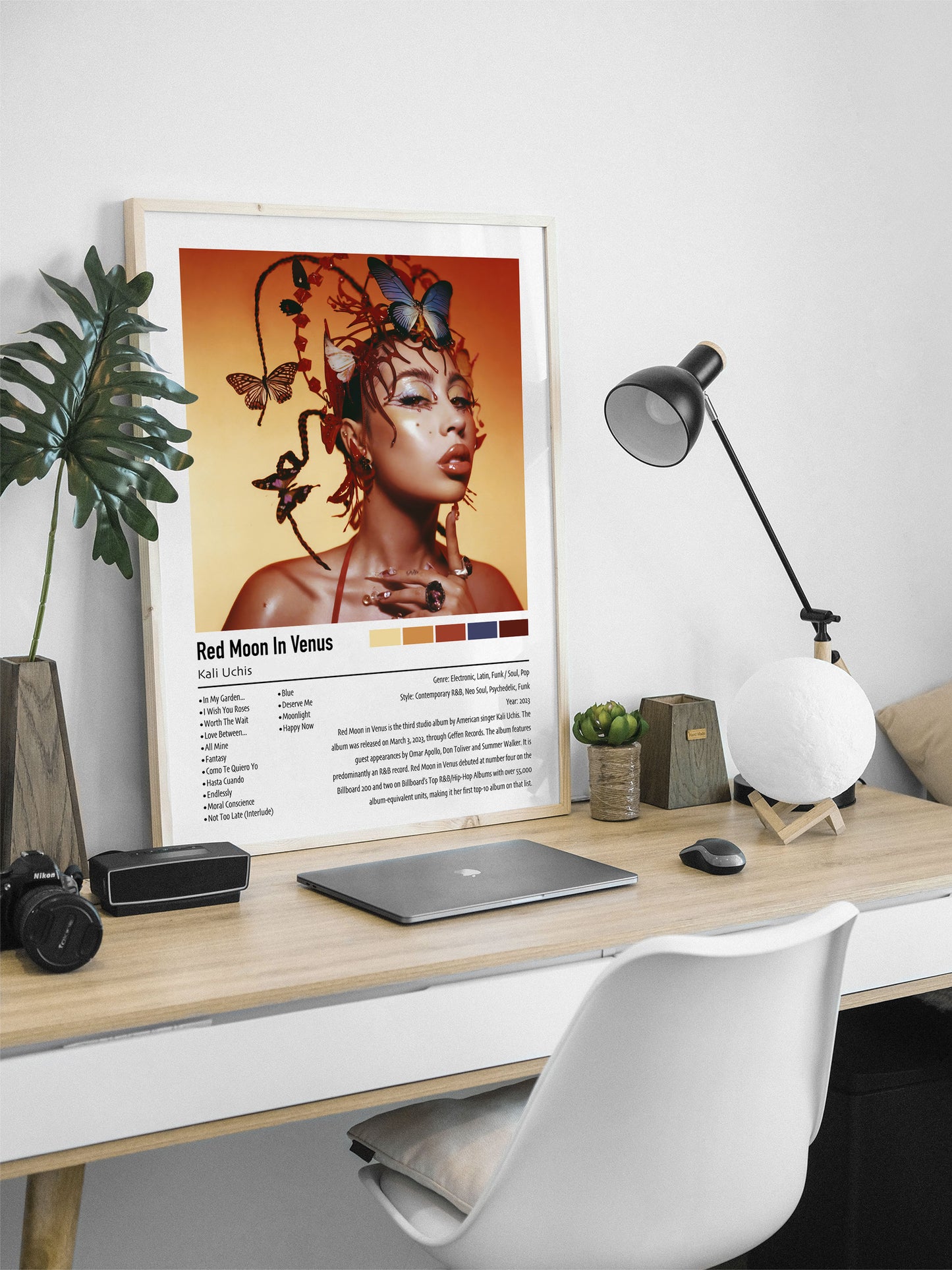 Kali Uchis | Red Moon In Venus | Custom Album Cover Poster Print