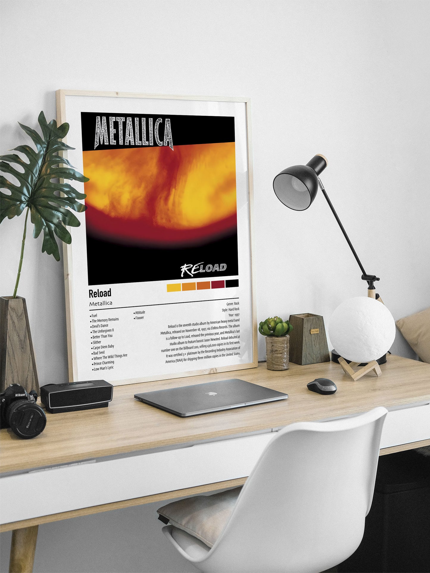 Metallica | Reload | Custom Album Cover Poster Print