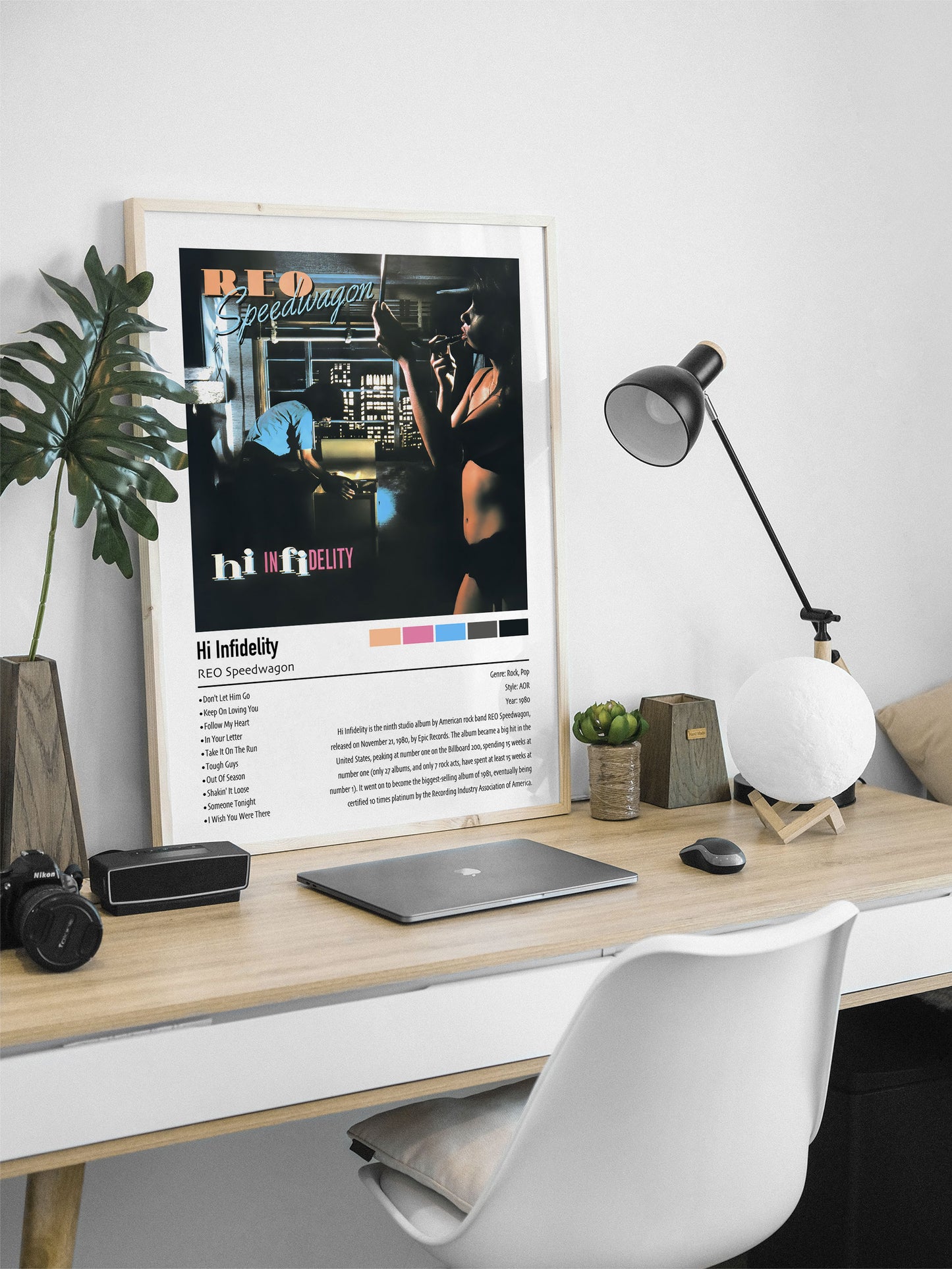 REO Speedwagon | Hi Fidelity | Custom Album Cover Poster Print