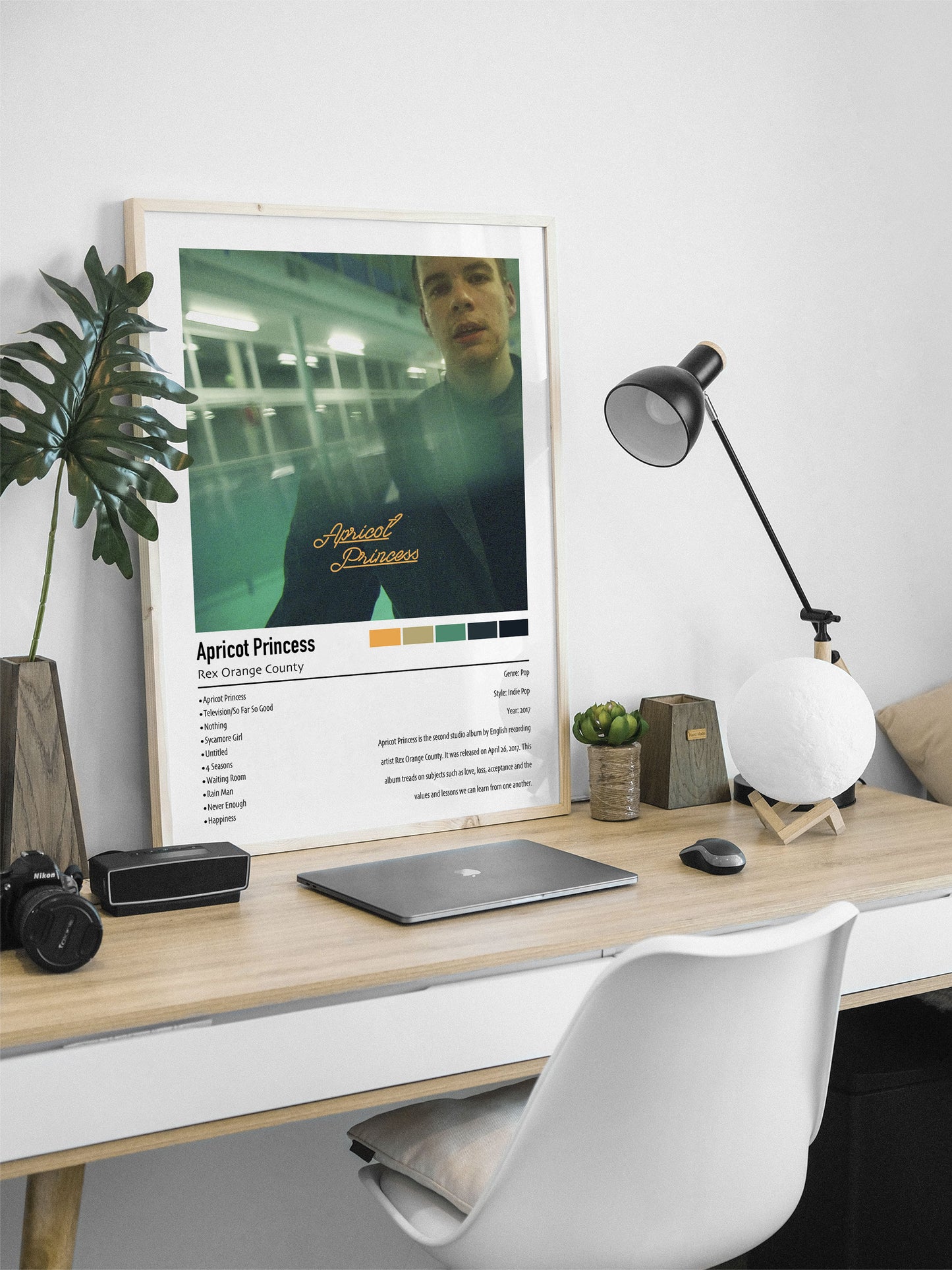 Rex Orange County | Apricot Princess | Custom Album Cover Poster Print