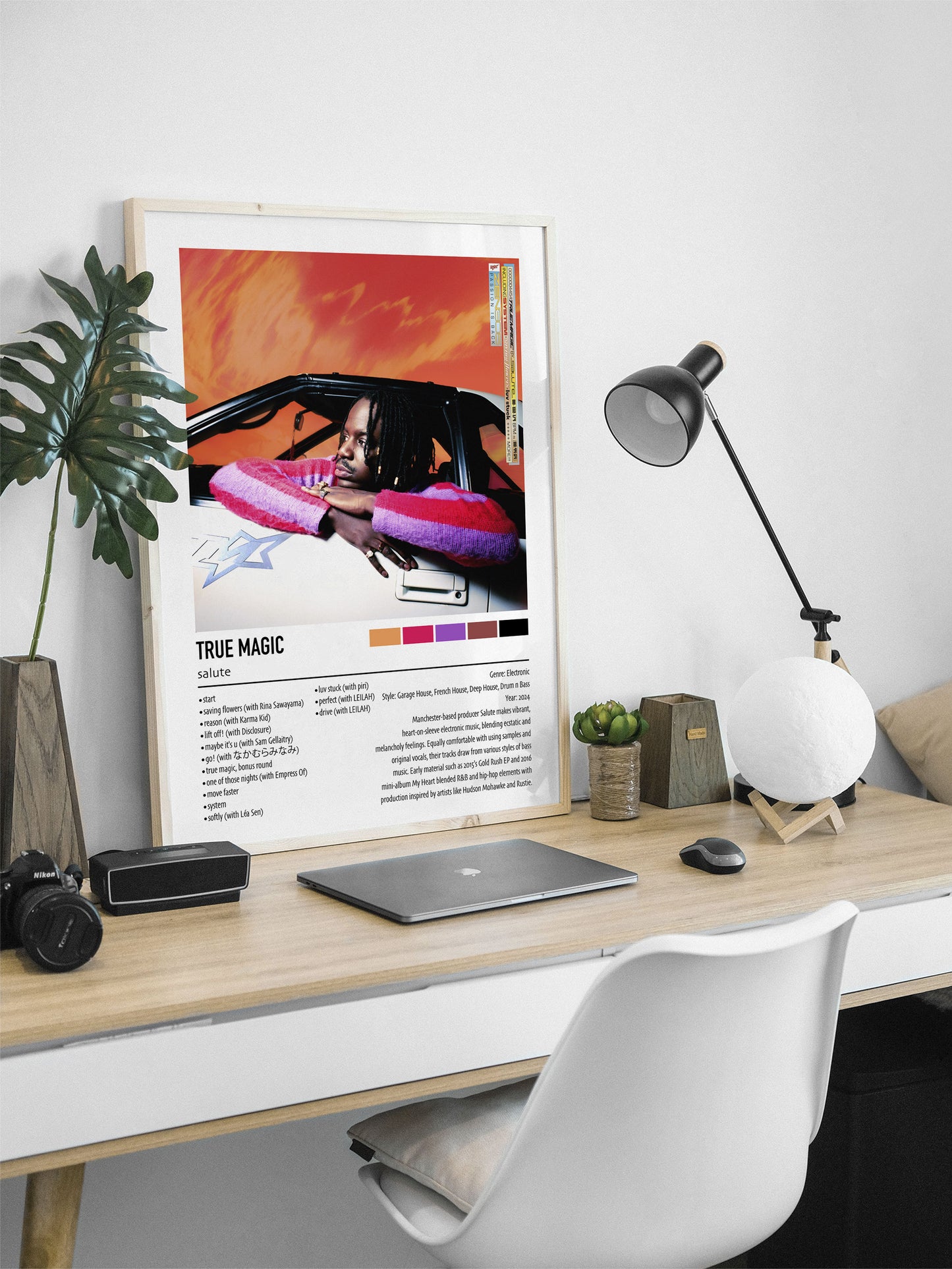 salute | TRUE MAGIC | Custom Album Cover Poster Print