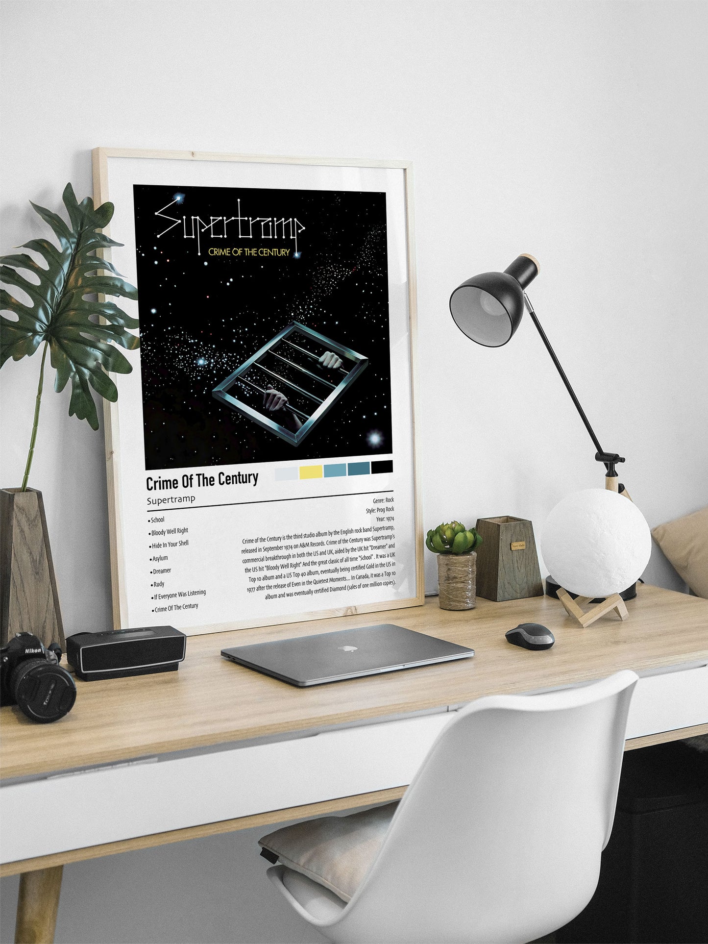 Supertramp | Crime Of The Century | Custom Album Cover Poster Print