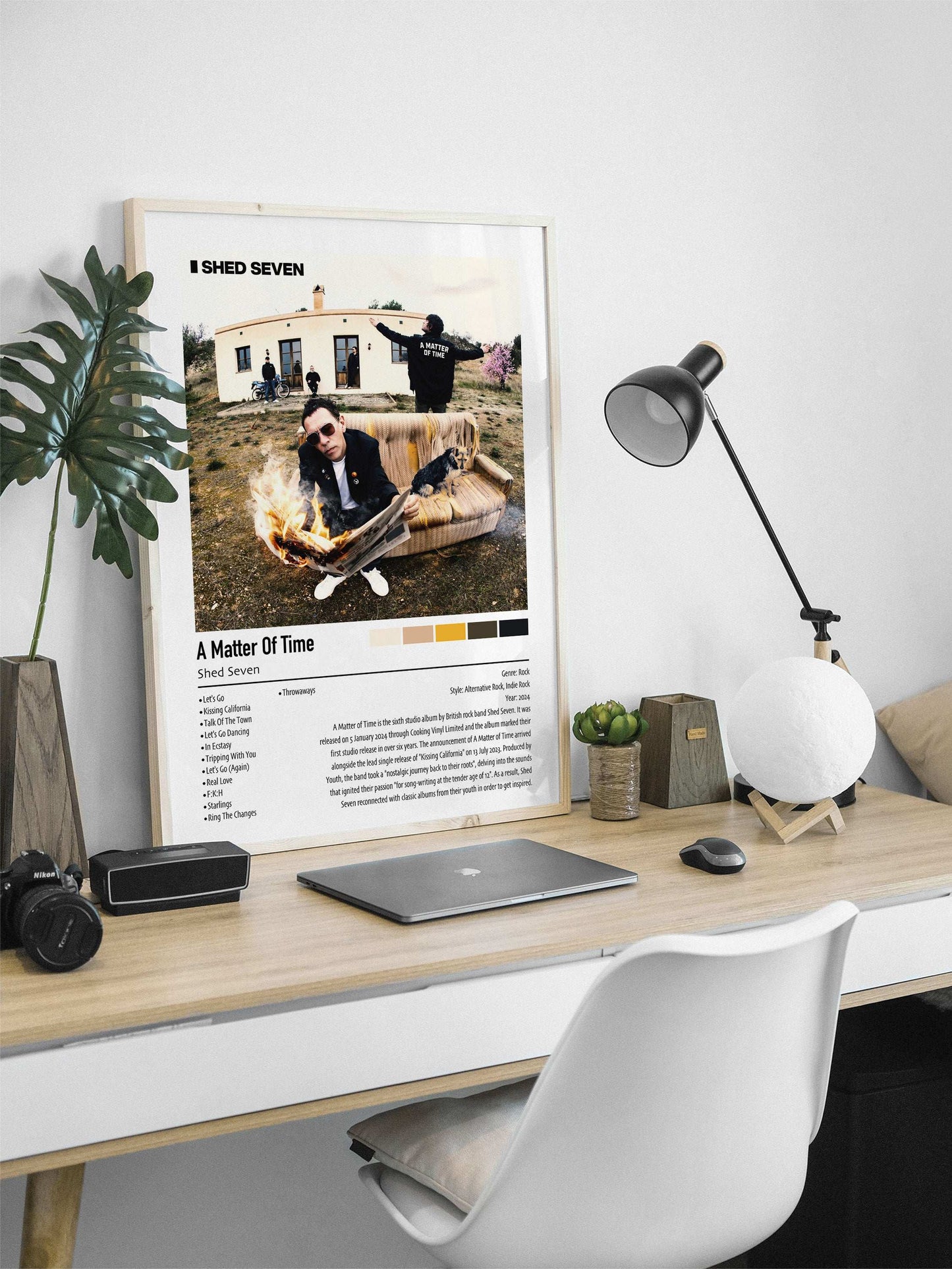 Shed Seven | A Matter Of Time | Custom Album Cover Poster Print