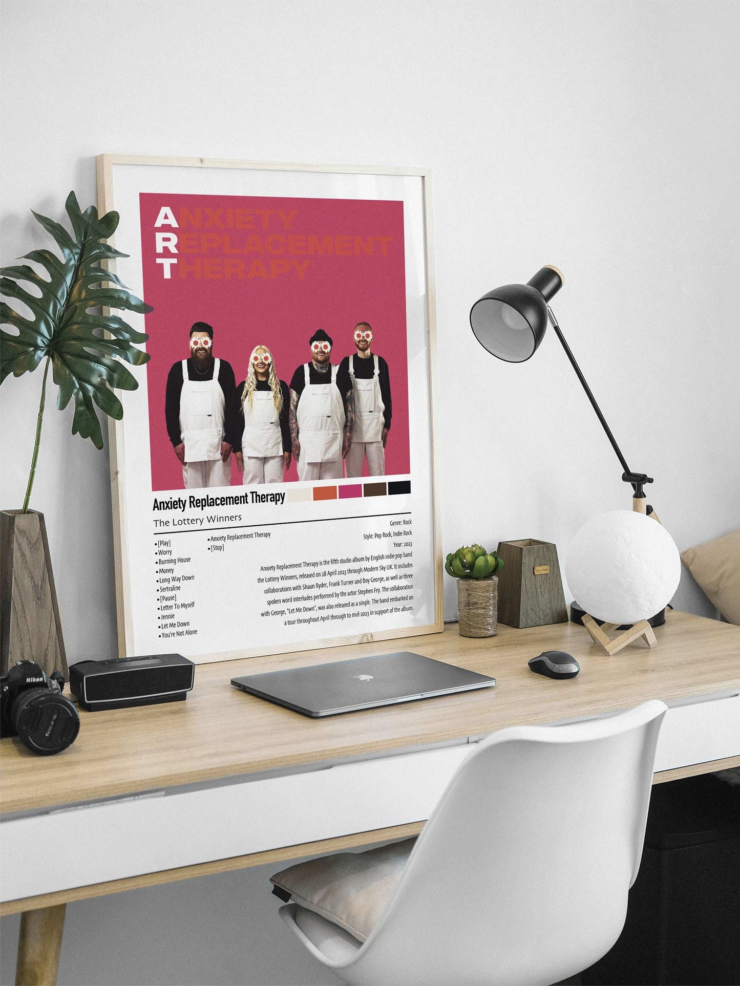 The Lottery Winners | Anxiety Replacement Therapy | Custom Album Cover Poster Print