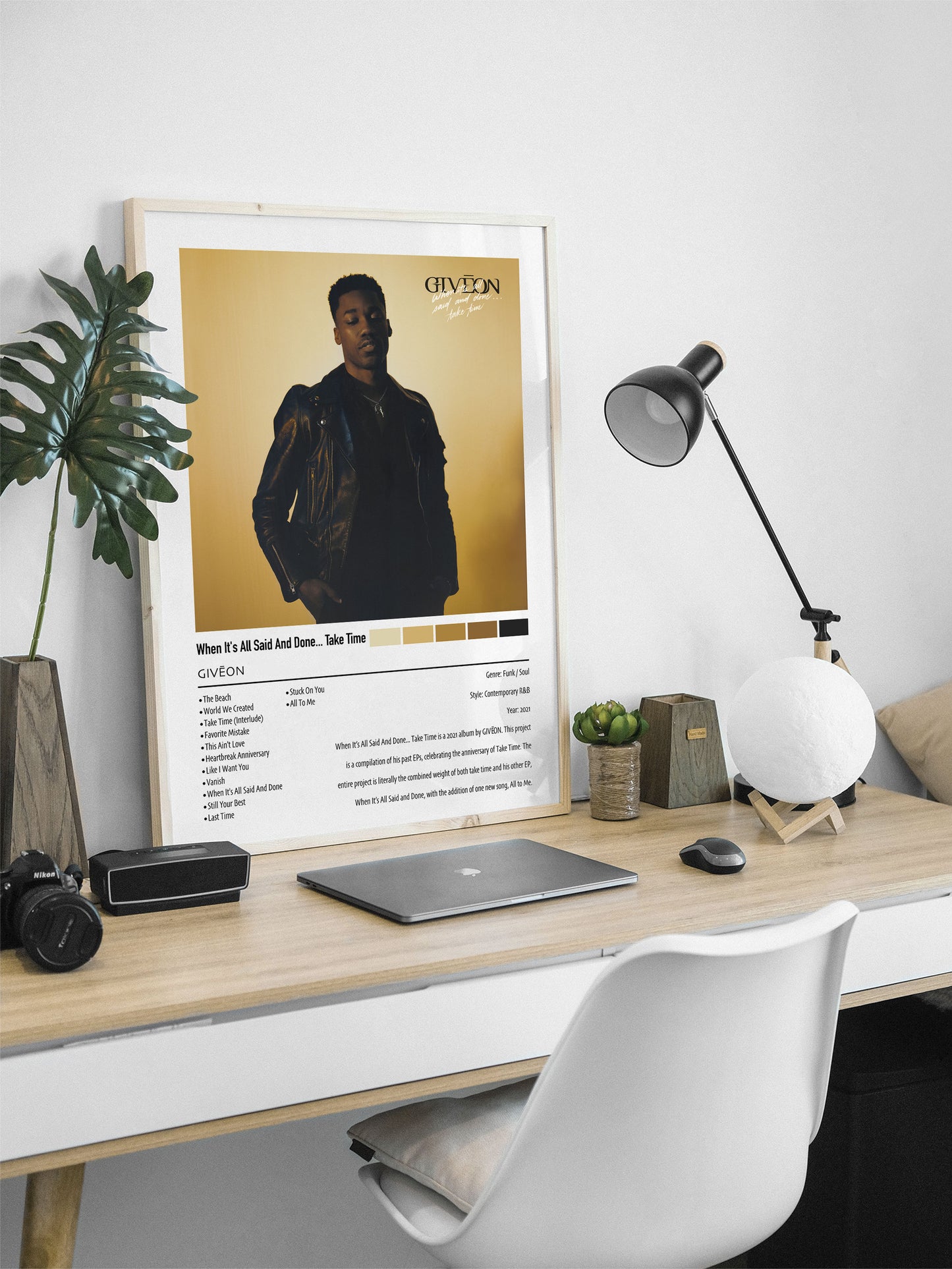 GIVEON | When It's All Said And Done.. Take Time | Custom Album Cover Poster Print