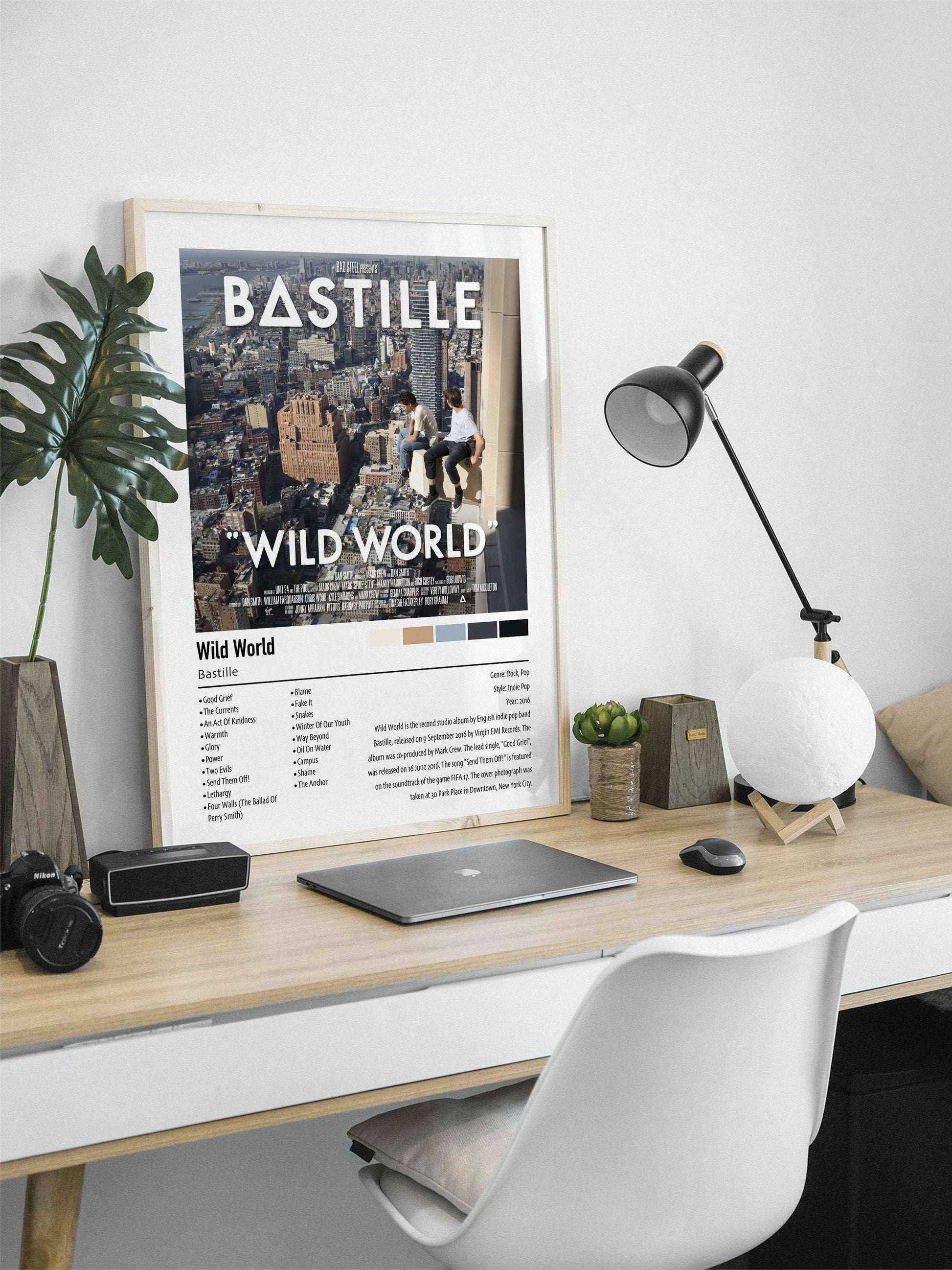 Bastille | Wild World | Custom Album Cover Poster Print