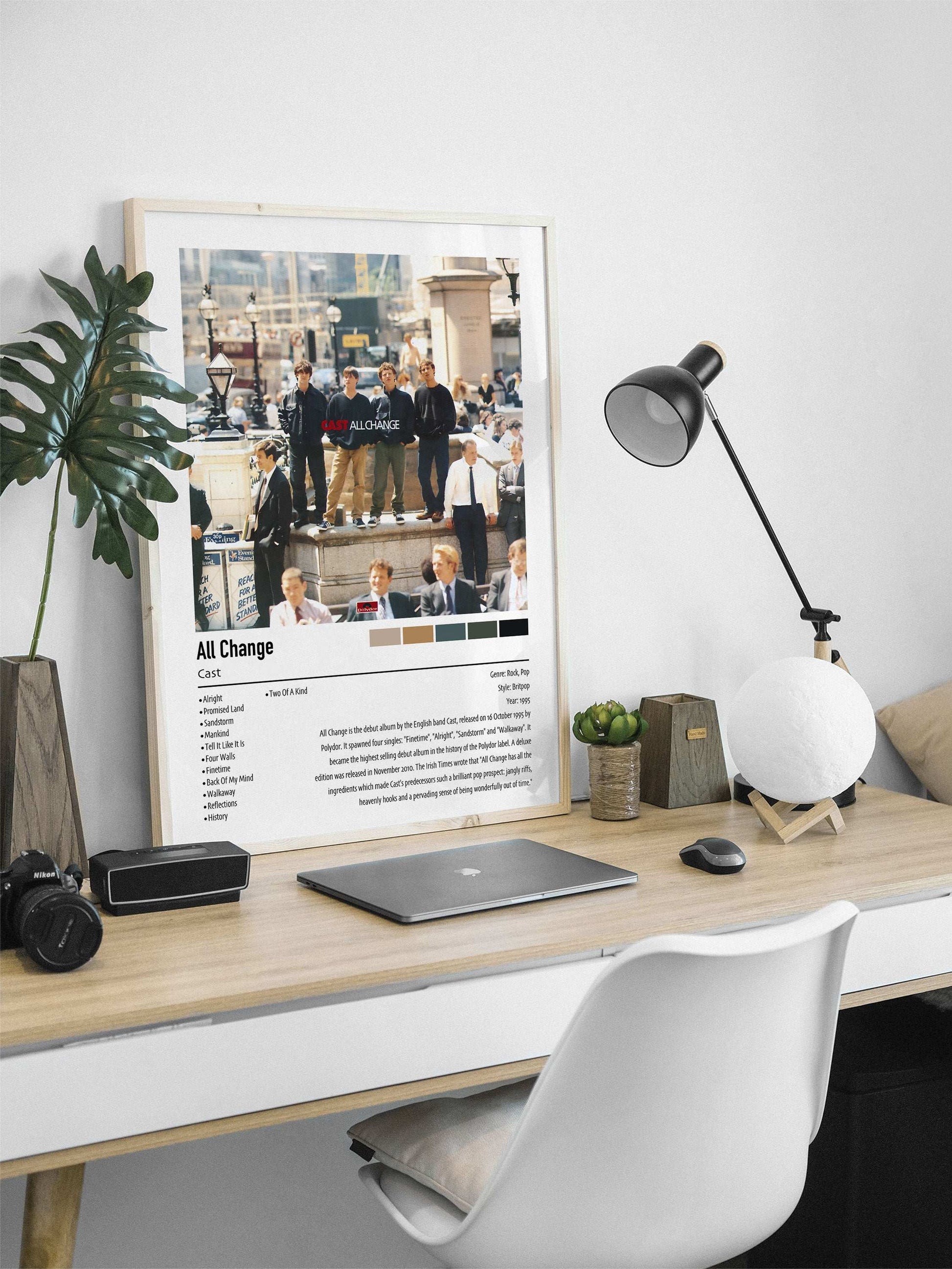 Cast | All Change | Custom Album Cover Poster Print
