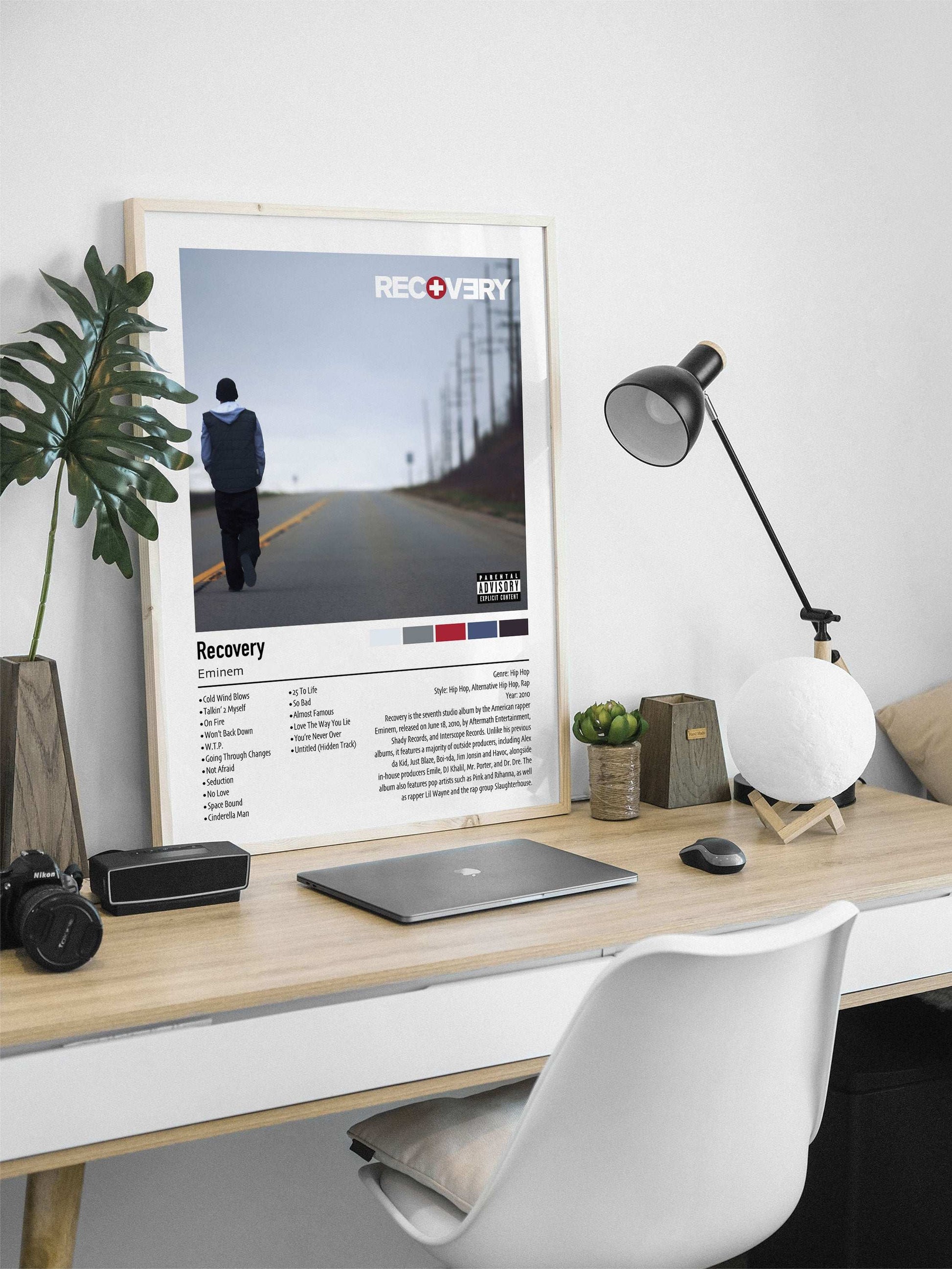 Eminem | Recovery | Custom Album Cover Poster Print