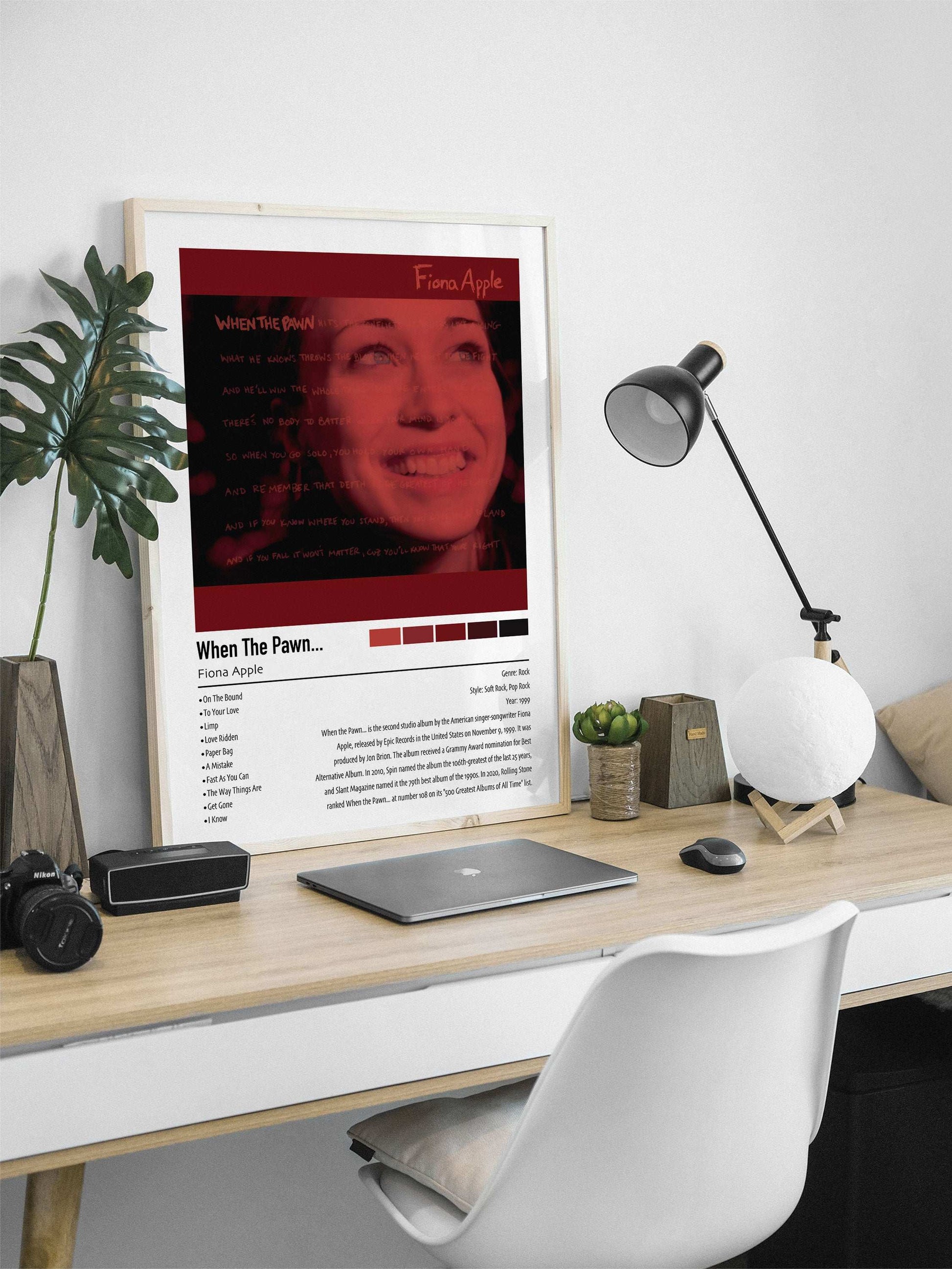 Fiona Apple | When The Pawn | Custom Album Cover Poster Print