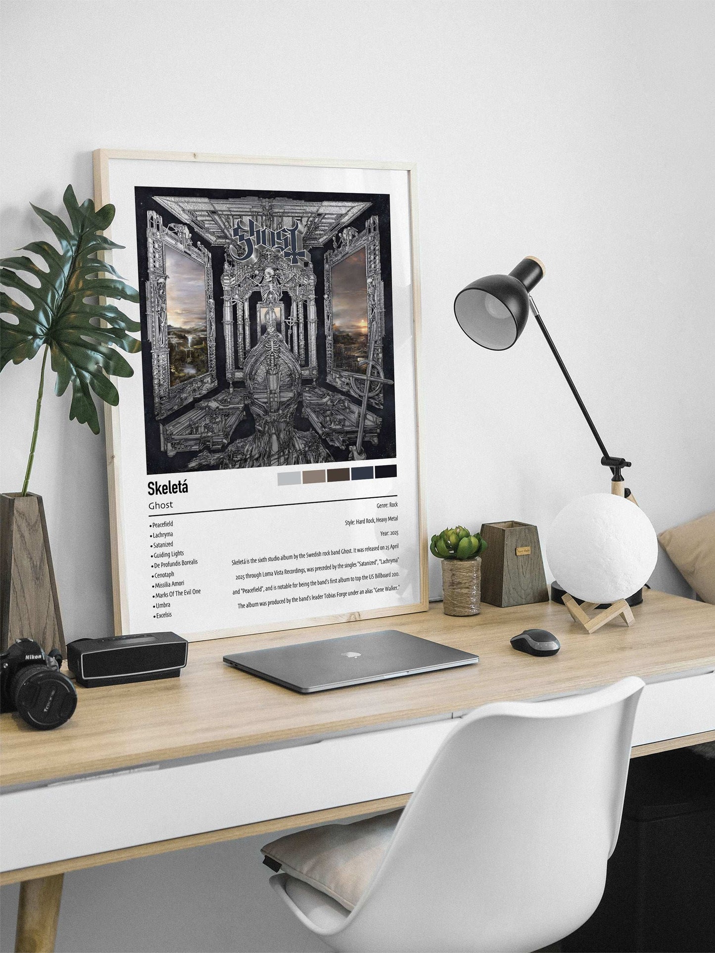 Ghost | Skeletá | Custom Album Cover Poster Print